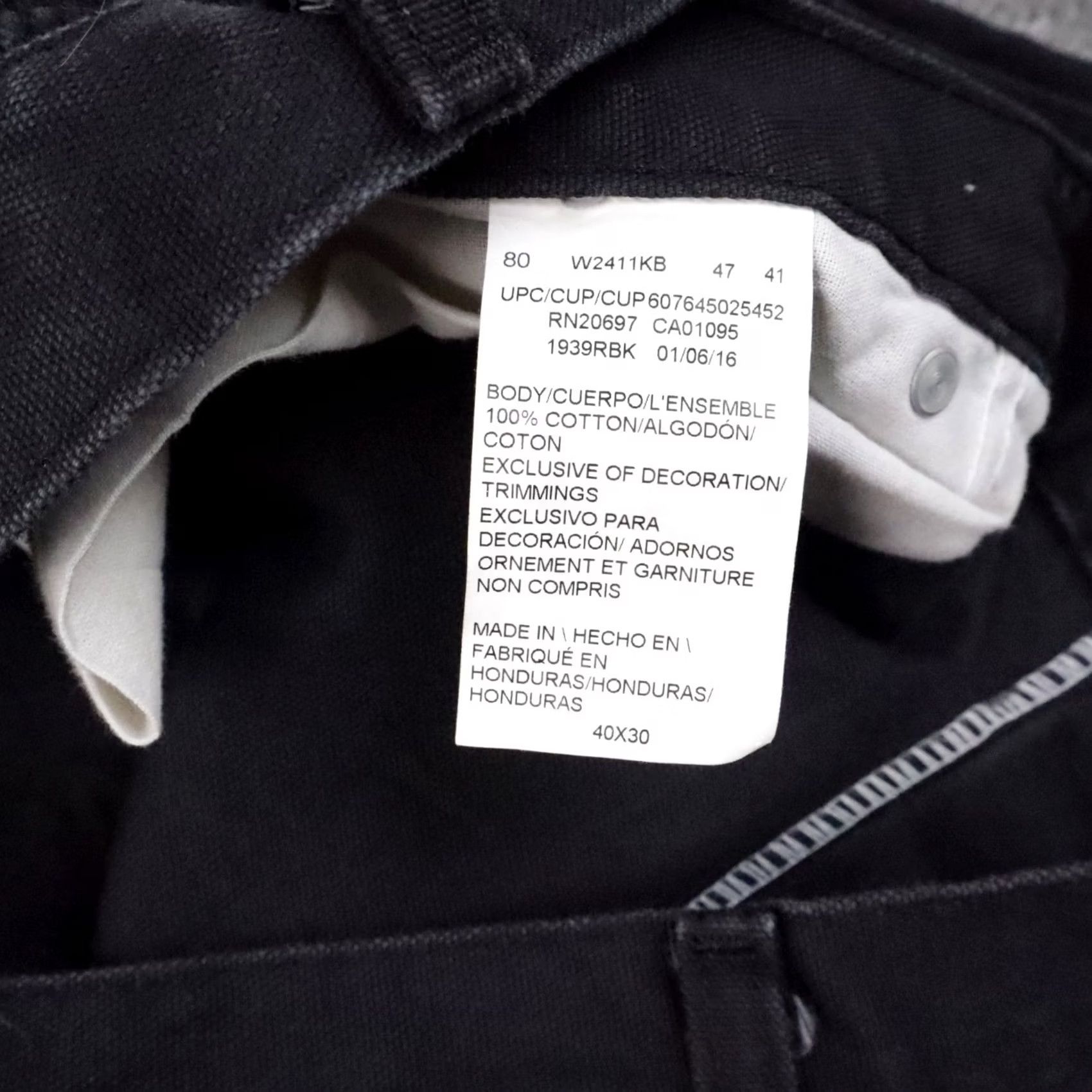 Dickies Dickies Black 40x30 Mens Carpenter Pants Size US 40 / EU 56 - 5 Thumbnail
