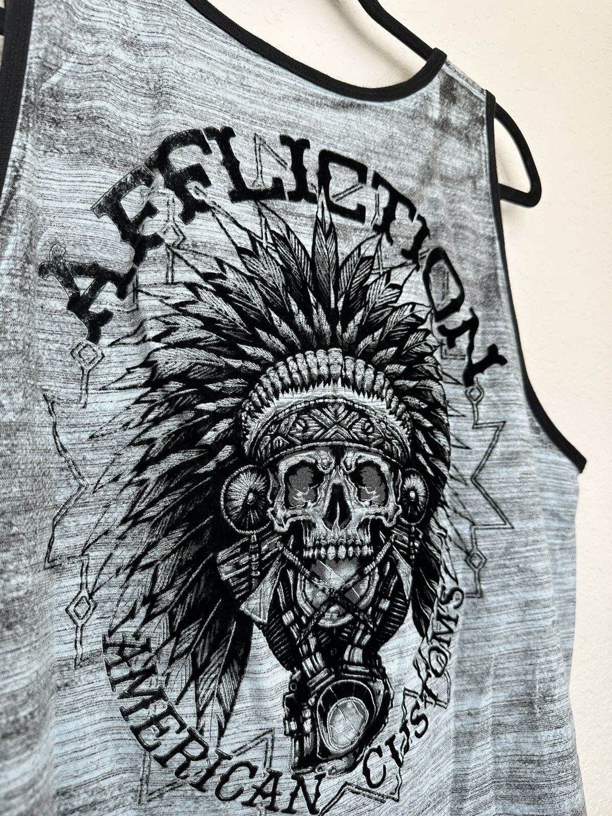 Affliction × Japanese Brand Crazy Affliction Y2K tank top Size Large Grunge Size US L / EU 52-54 / 3 - 2 Thumbnail