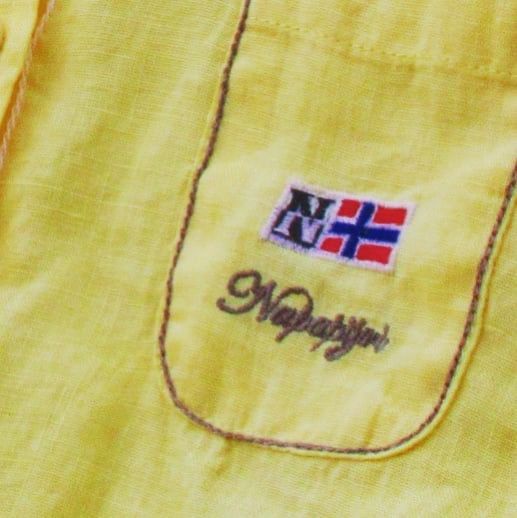 Napapijri Napapijri Yellow Shirt long sleeves Size S Made in India Size US S / EU 44-46 / 1 - 3 Thumbnail