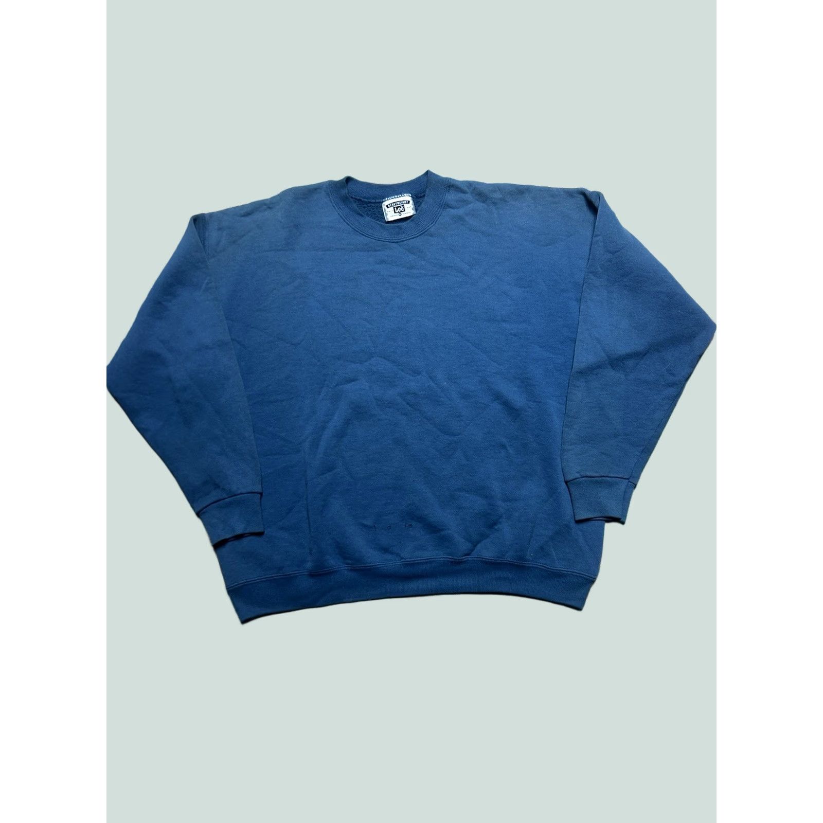 Lee VINTAGE Lee Sweatshirt 90s Heavyweight Crewneck XL Adult Men Blue Gradient Pullover Mens Size US XL / EU 56 / 4 - 1 Thumbnail