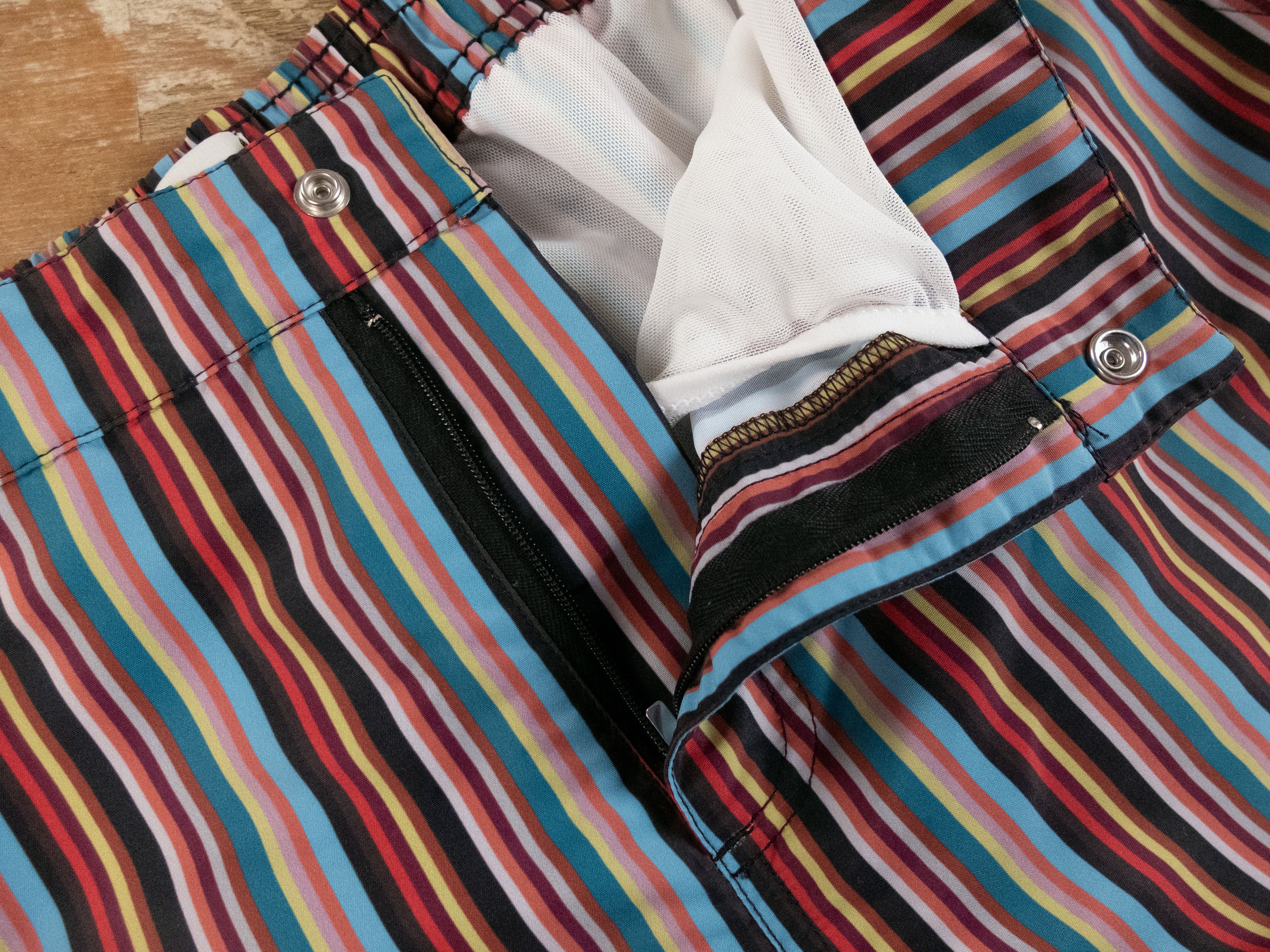 Paul Smith PAUL SMITH classic stripe recycled polyester swim shorts M Size US 32 / EU 48 - 6 Thumbnail