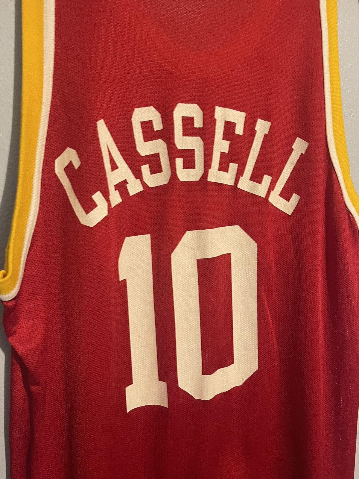 Champion × NBA × Vintage 90s Champion Sam Cassell Houston Rockets Jersey Size US XL / EU 56 / 4 - 6 Thumbnail