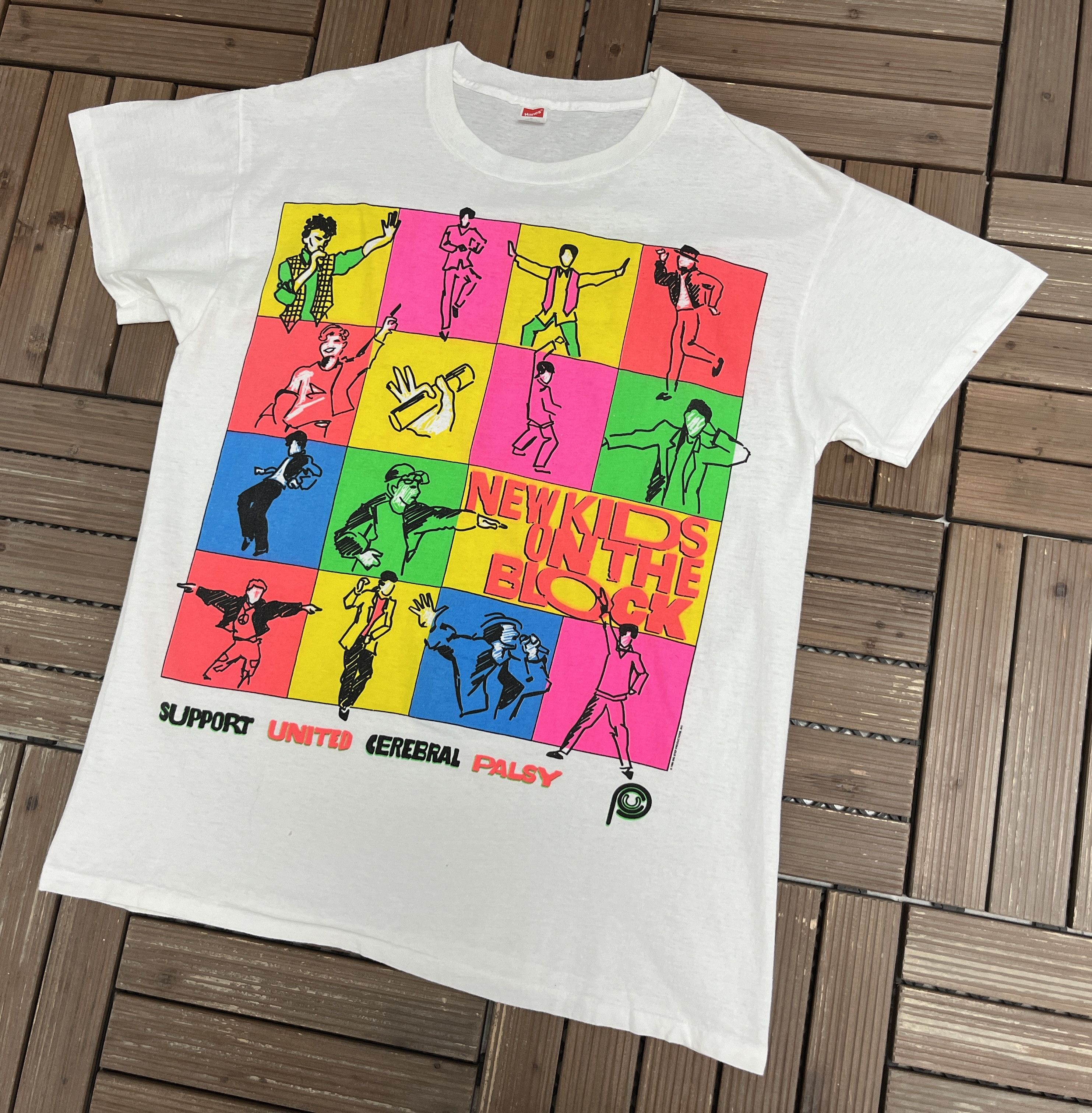 Vintage New Kids On The Block Support Cerebral Palsy Vintage Tee Size US XXL / EU 58 / 5 - 4 Thumbnail
