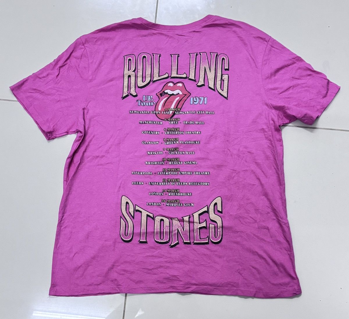 The Rolling Stones The Rolling Stones UK Tour 1971 Size US M / EU 48-50 / 2 - 2 Thumbnail