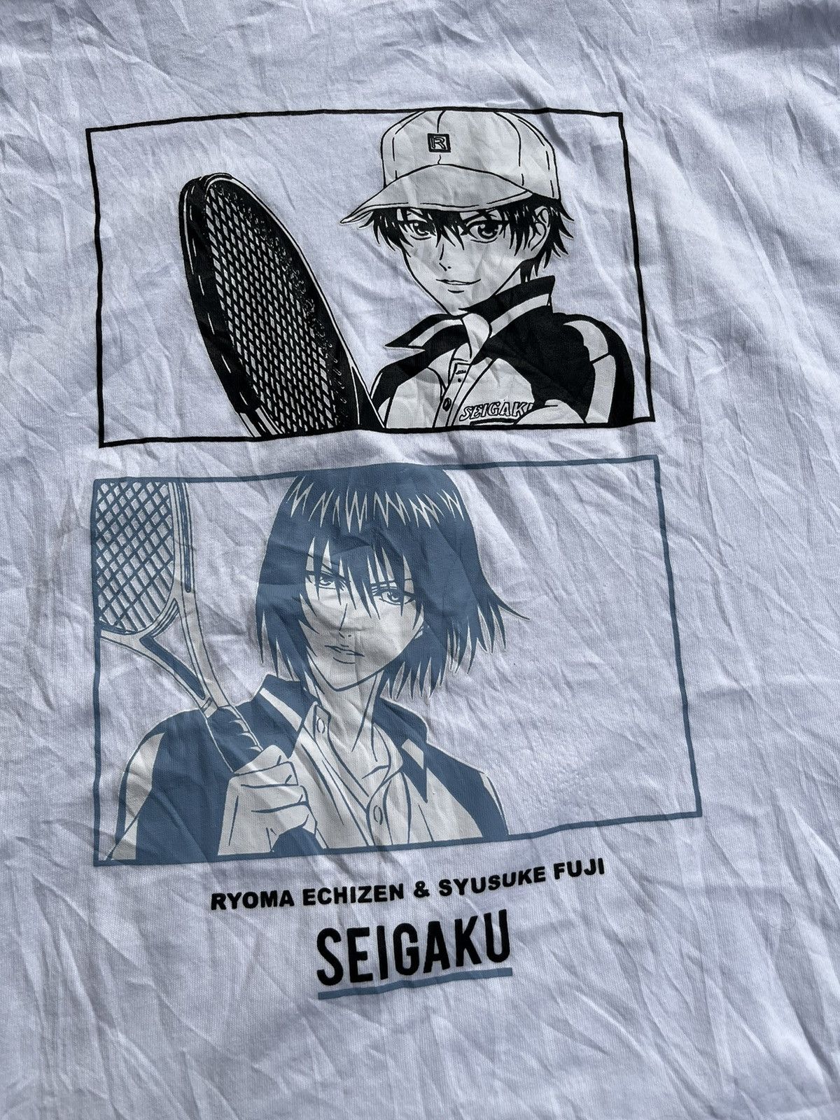 Anime × Japanese Brand 🔥Anime Seigaku Tennis Back hit Logo Tees Size US M / EU 48-50 / 2 - 9 Thumbnail