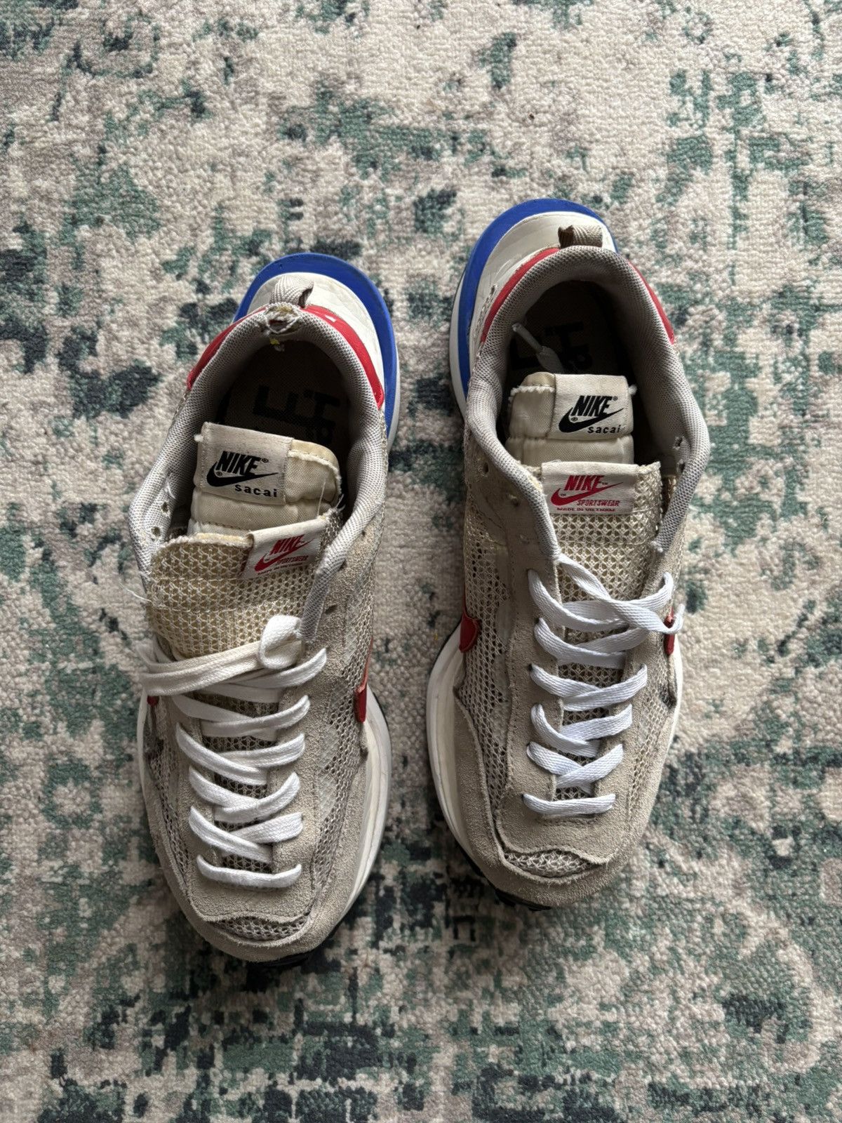 Nike × Sacai Nike x sacai vaporwaffle Sport Fuchsia/Game Royal Size US 11 / EU 44 - 10 Thumbnail