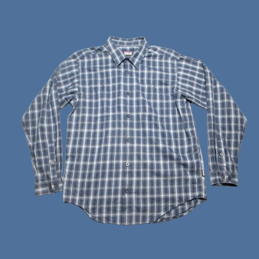 Patagonia Patagonia Mens Medium Blue Plaid Outdoor Casual Long Sleeve Button Up Size US M / EU 48-50 / 2 - 1 Thumbnail