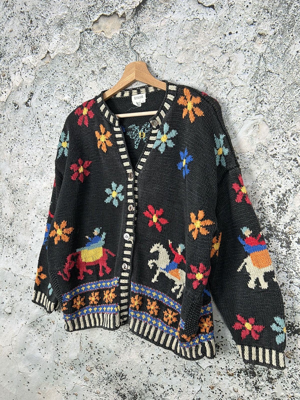 Vintage Vintage Handmade Japan Style Cardigan Alternative Archive Size US L / EU 52-54 / 3 - 2 Thumbnail