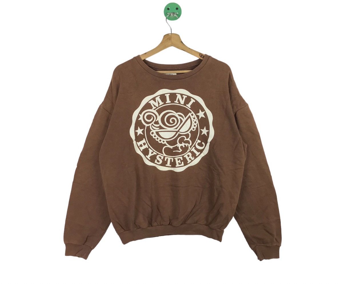 Hysteric Mini Sweatshirt Brown Colour BigLogo Design