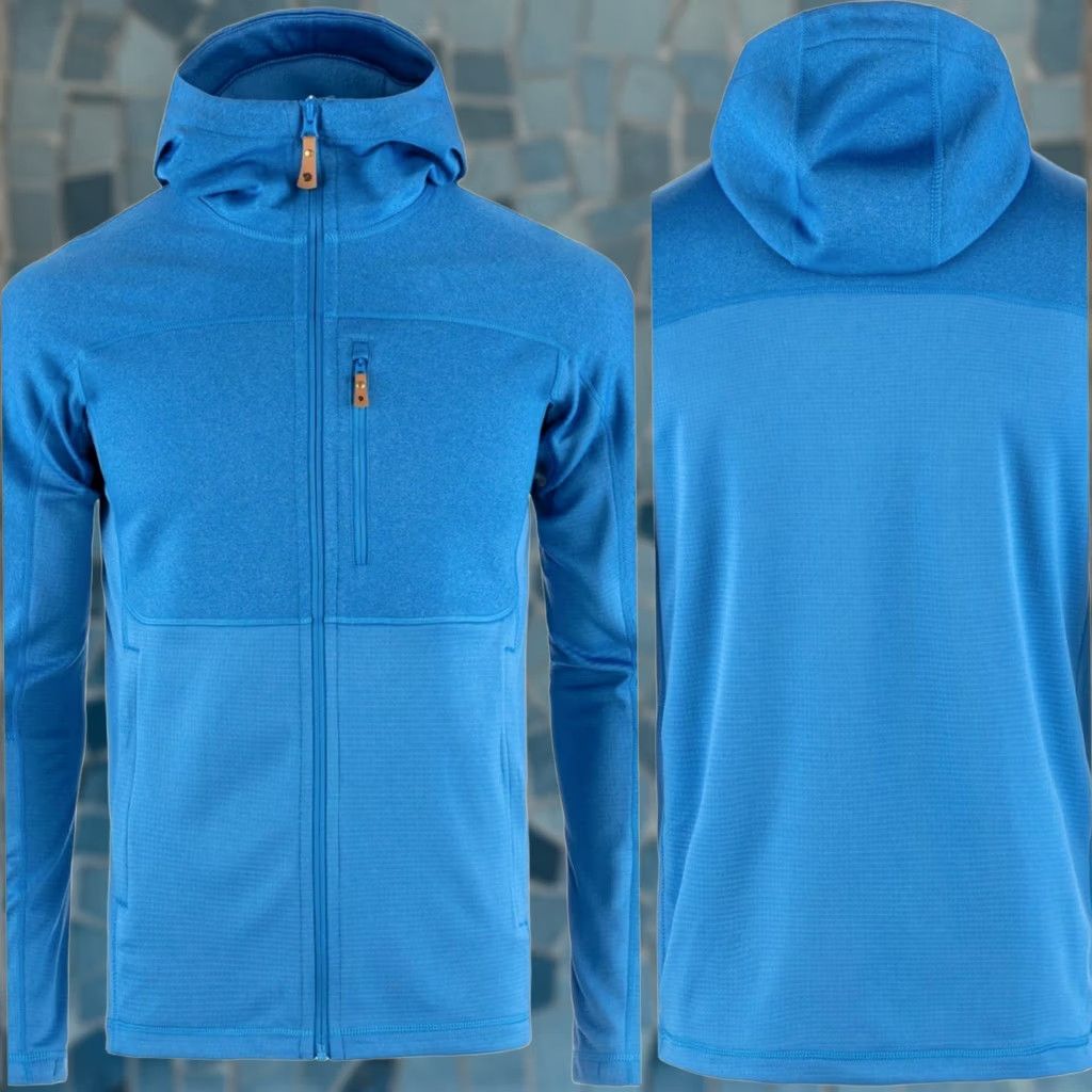 Vintage Fjällräven Abisko Trail Fleece Full Zip Hooded Jacket UN Blue Men’s S Jacket Size US S / EU 44-46 / 1 - 1 Thumbnail