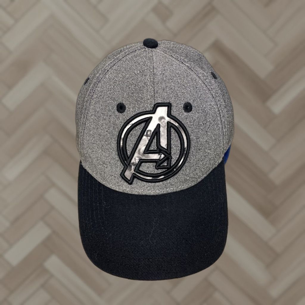 Vintage VINTAGE Marvel Avengers Baseball Cap Mens One Size Gray Cotton Blend Adjustable 2012 Promo/194 Size ONE SIZE - 1 Thumbnail