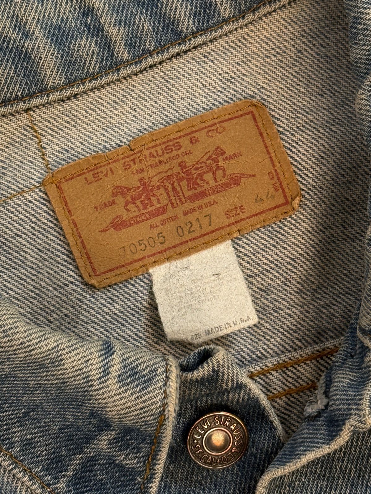 Levi's 70-80s type III 70505 Size US M / EU 48-50 / 2 - 5 Thumbnail