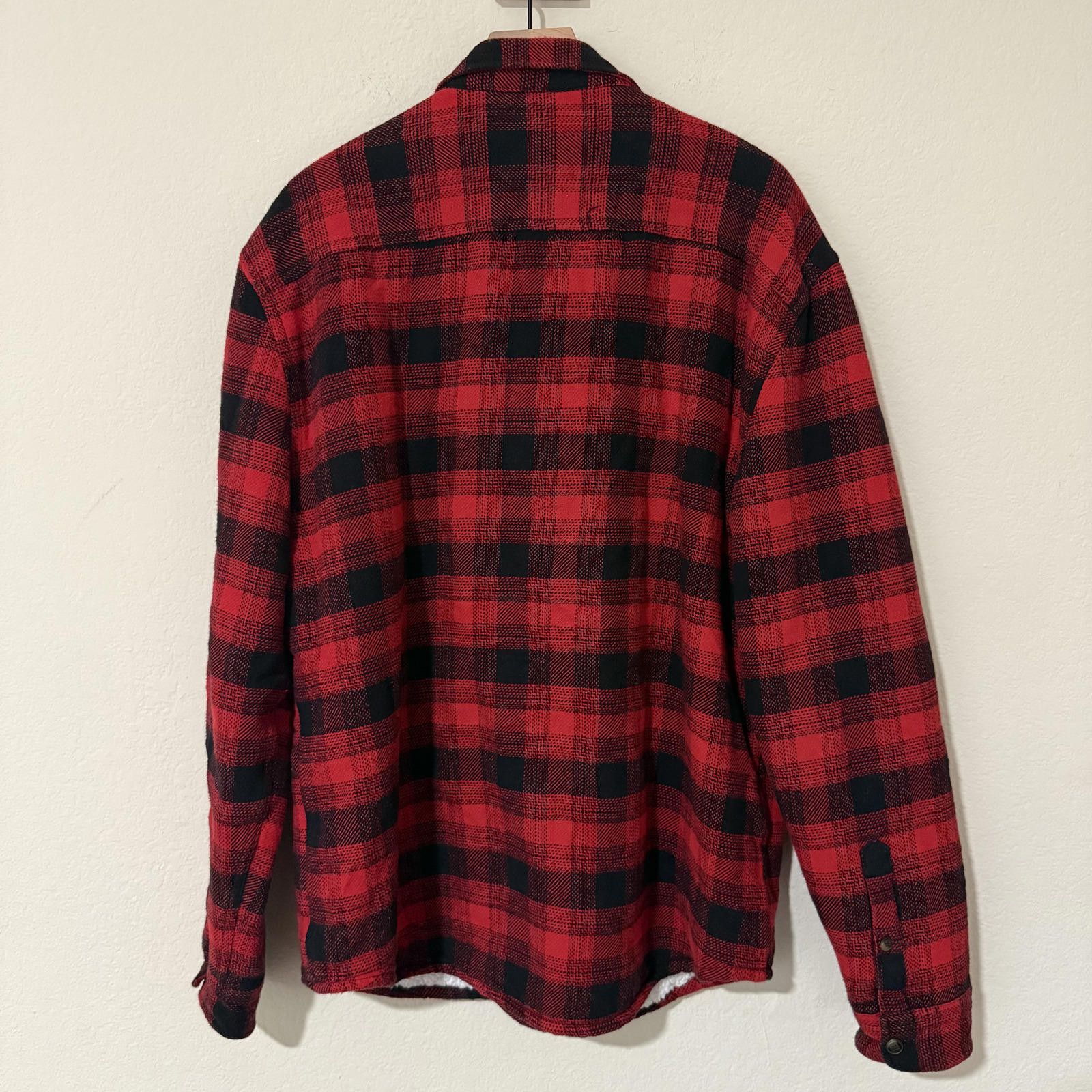 Aeropostale Aeropostale Jacket Men's L Red Plaid Button Down Size US L / EU 52-54 / 3 - 6 Thumbnail