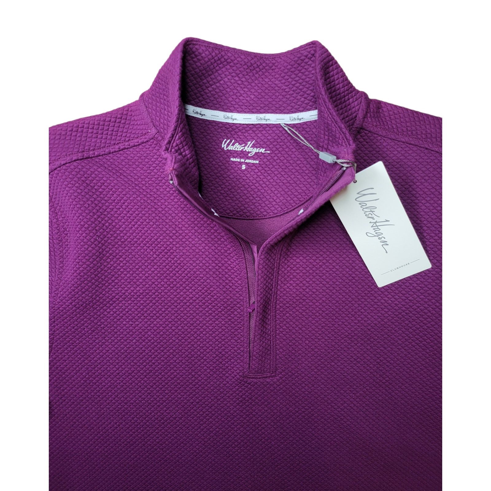 Other NWT Walter Hagen Clubhouse Textured 1/4 Zip Golf Pullover SM Size US S / EU 44-46 / 1 - 2 Thumbnail