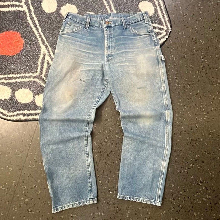 Dickies Vintage distressed and repaired Dickies Cargo Jeans Light Size US 32 / EU 48 - 1 Thumbnail