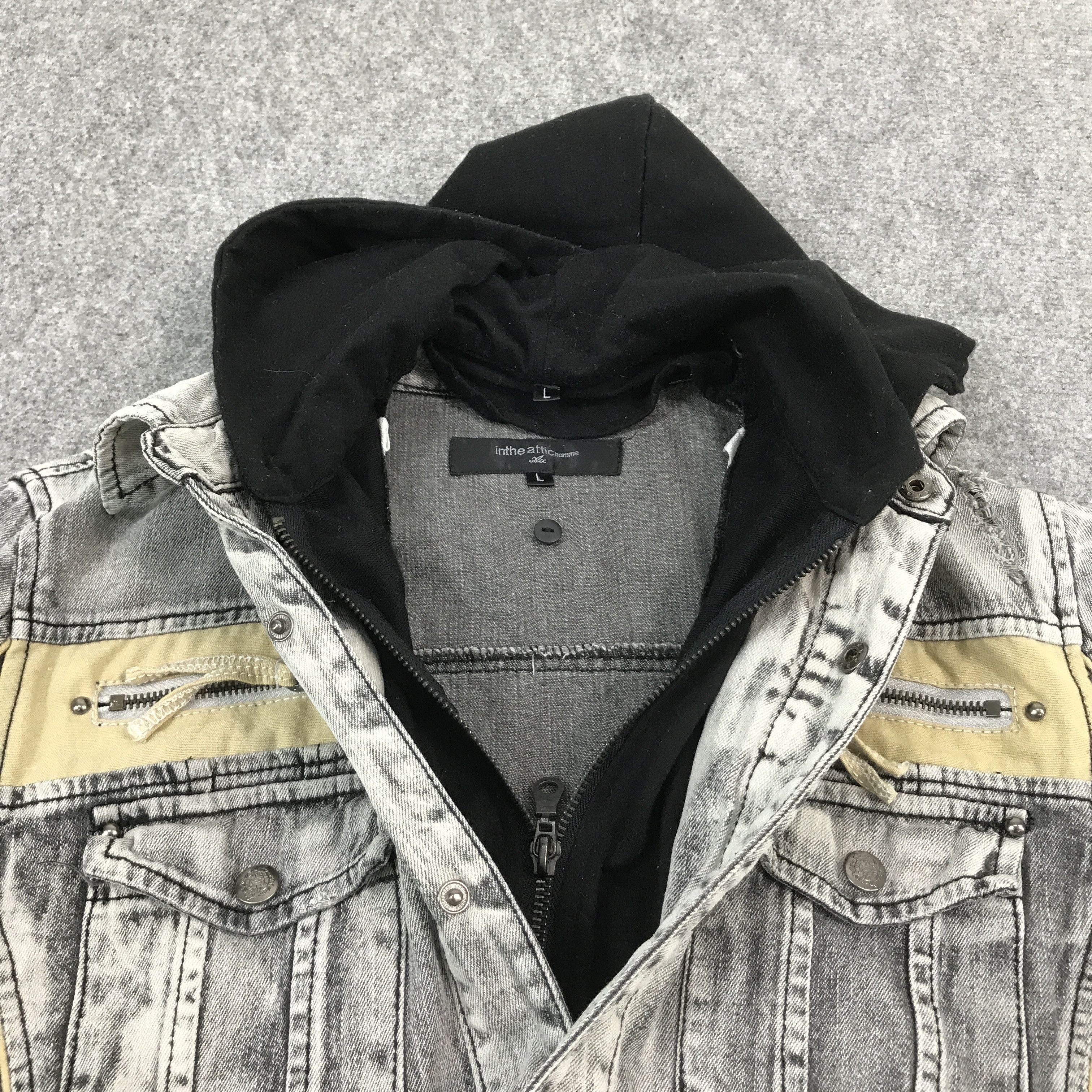 In The Attic × Japanese Brand In The Attic Homme Japan Faded Design jacket Size US L / EU 52-54 / 3 - 5 Thumbnail
