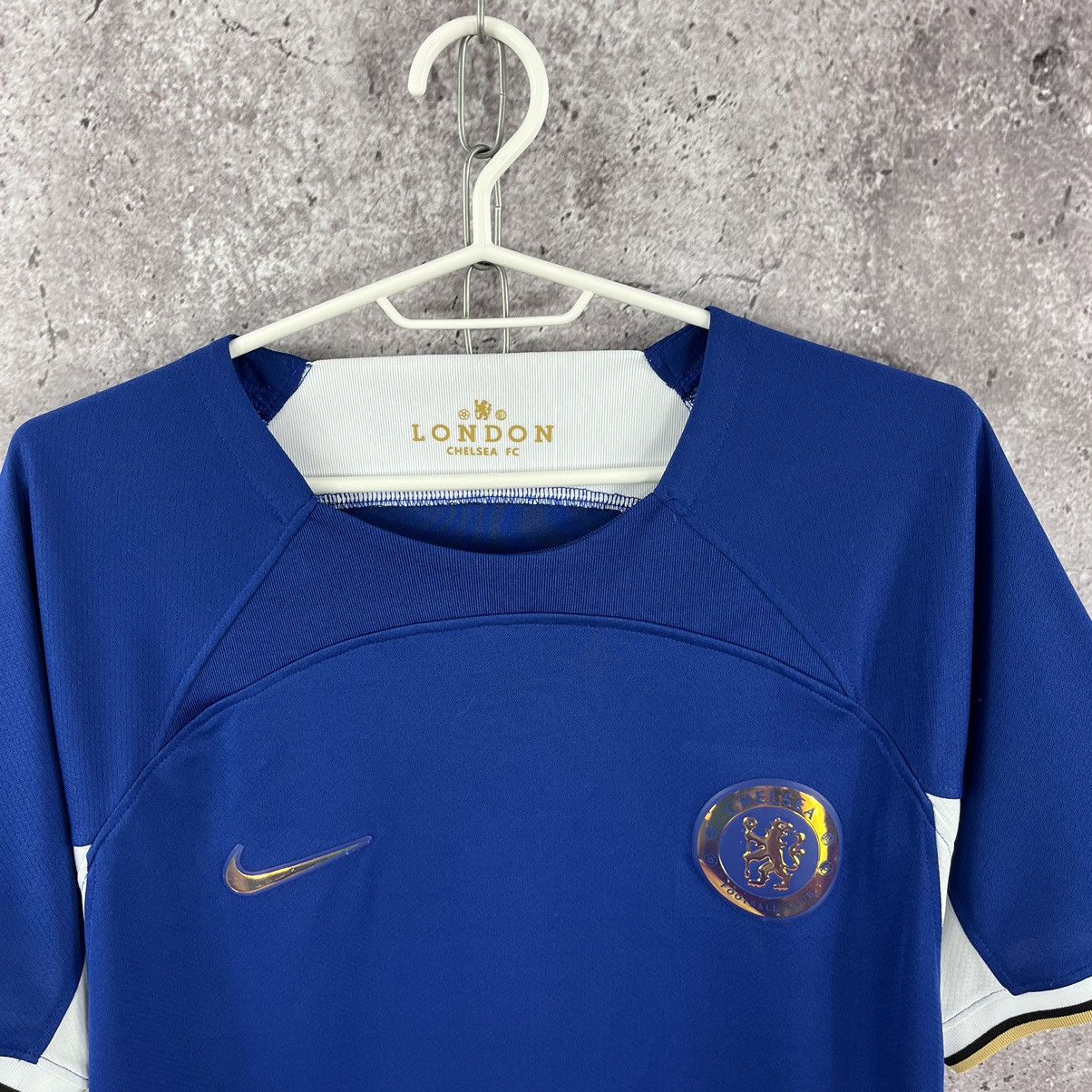 Chelsea Soccer Chelsea Soccer Team 2023 Print Logo 2023/24 Home Jersey Sz M Size US M / EU 48-50 / 2 - 3 Thumbnail