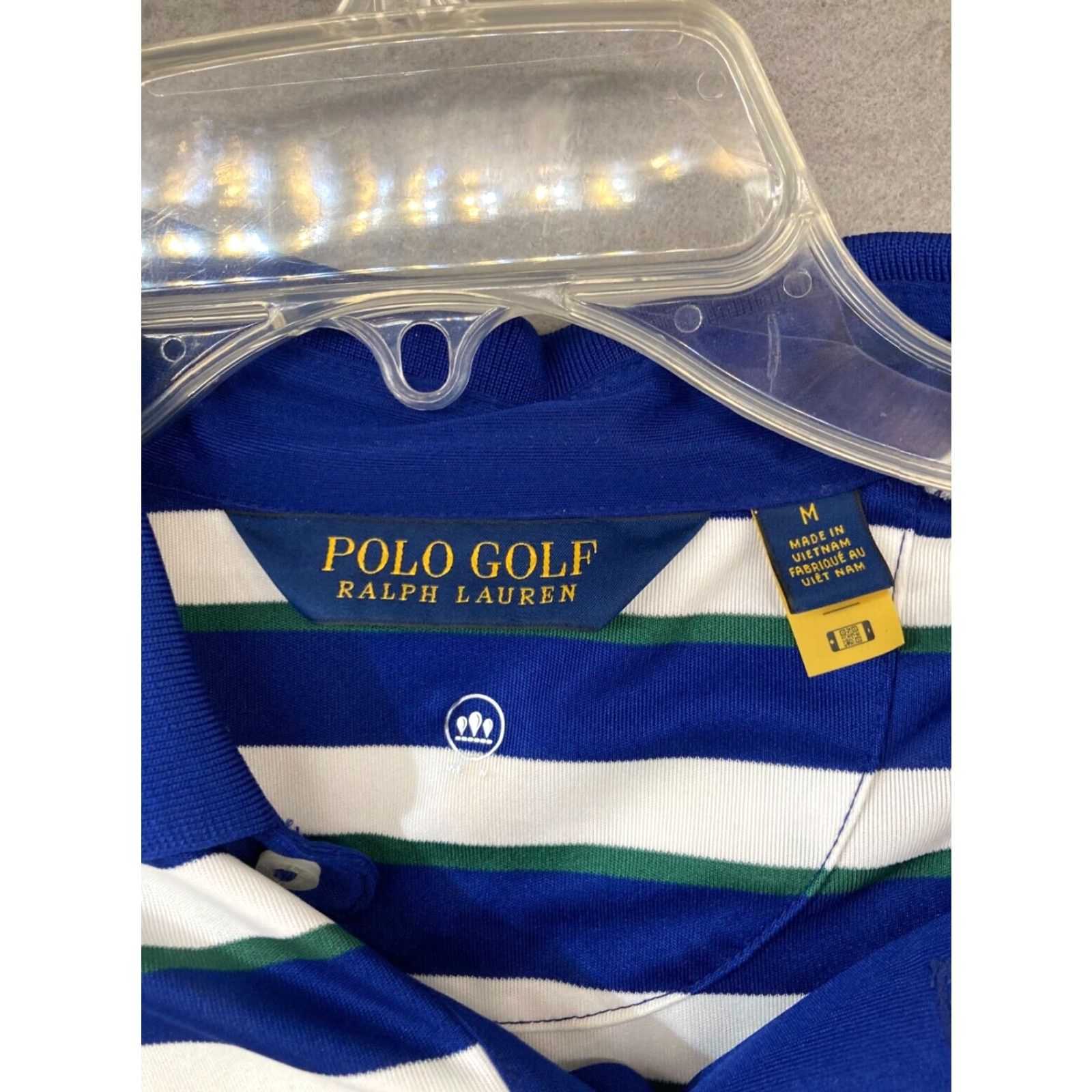 Ralph Lauren Polo Golf Polo Shirt Polo Golf Blue Striped Shirt M Adult Mens 2021 Golf Classic Sports Size US M / EU 48-50 / 2 - 6 Thumbnail