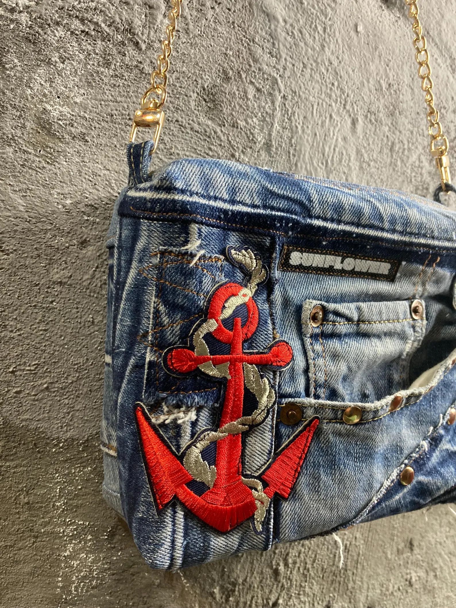 Levi's Made & Crafted luxury Levis upcycled mini bag by Sunflower Size ONE SIZE - 5 Thumbnail
