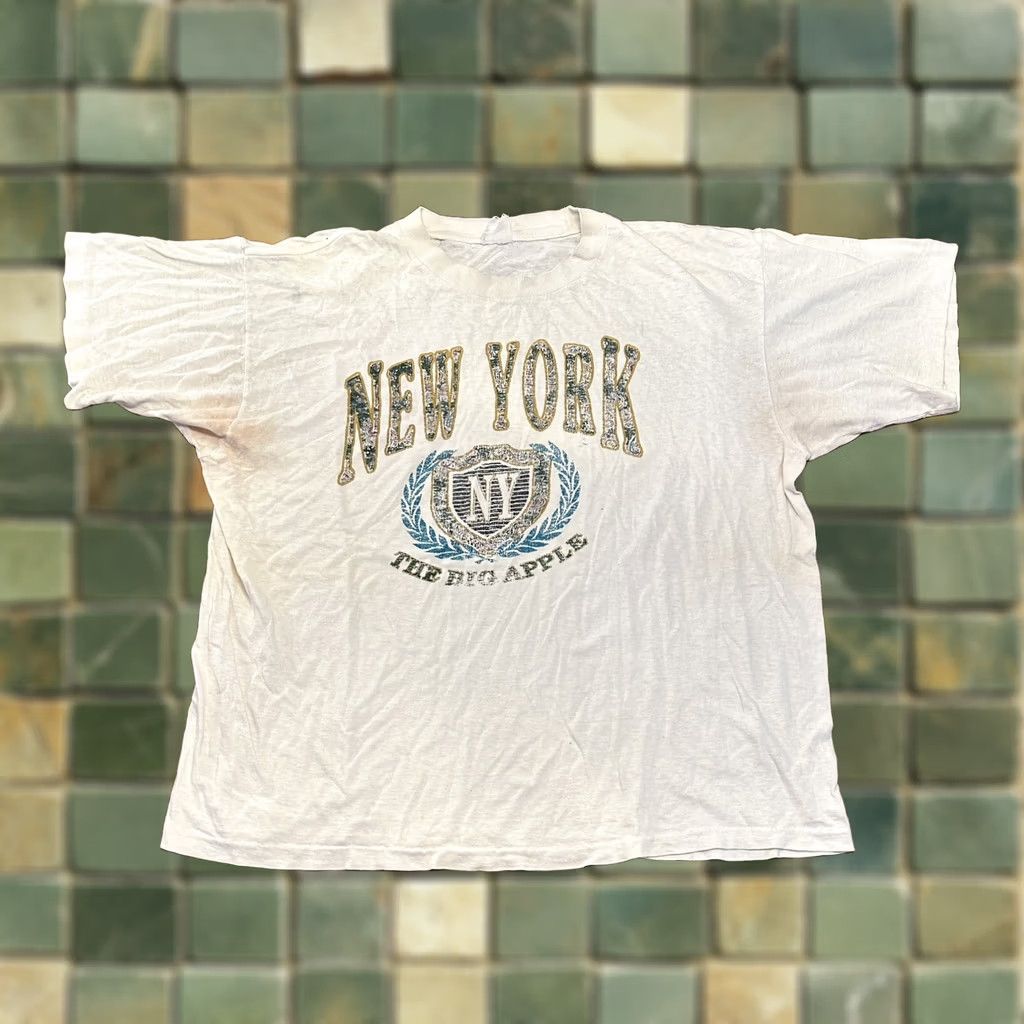 Vintage VINTAGE Nike Shirt Adult L/XL White Single Stitch Mens Size US L / EU 52-54 / 3 - 1 Thumbnail