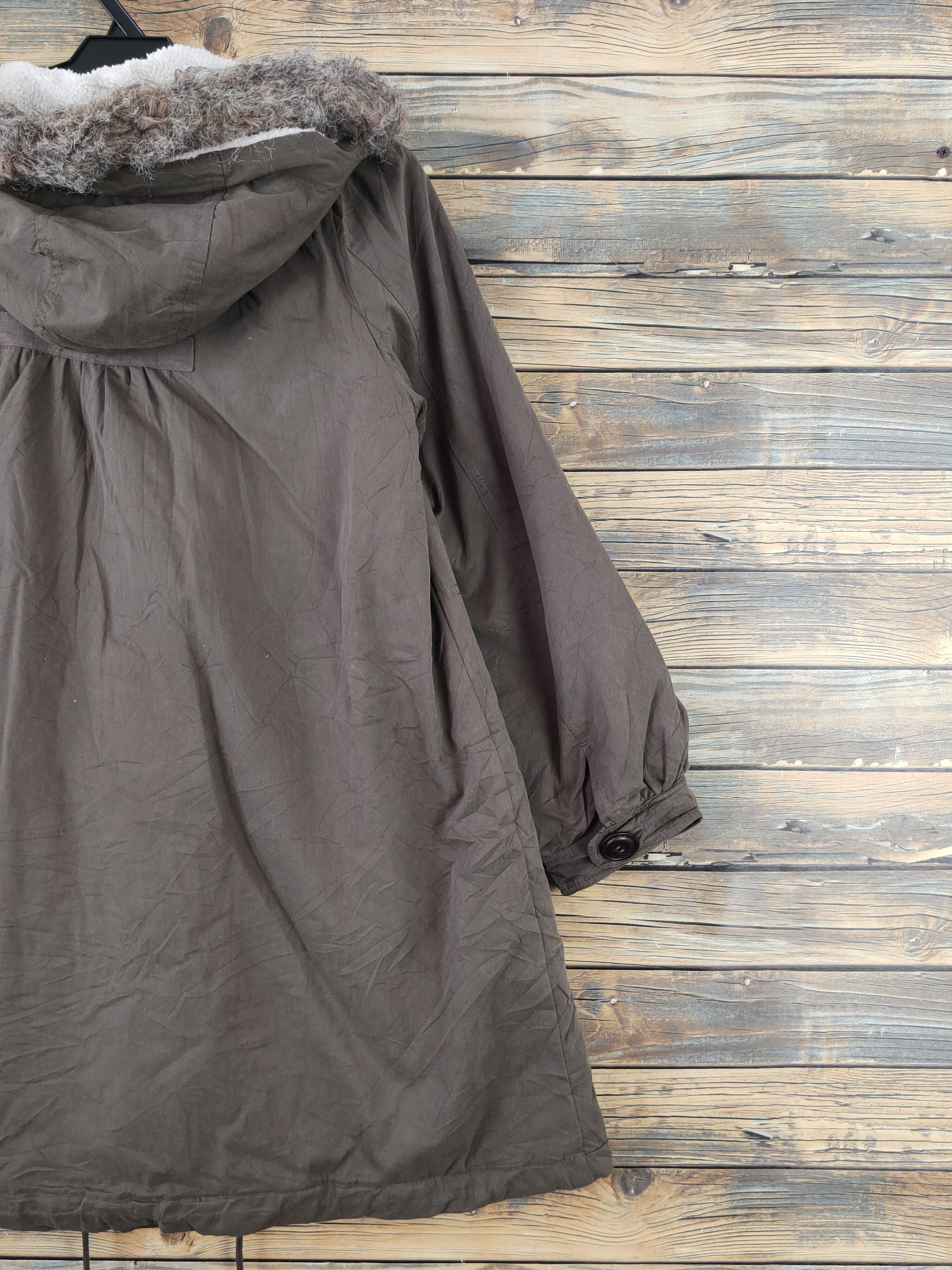 Japanese Brand × Vintage Vintage Winter Stuff UJ Contempo Olive Hoodie Sweater Coats Size M / US 6-8 / IT 42-44 - 9 Thumbnail