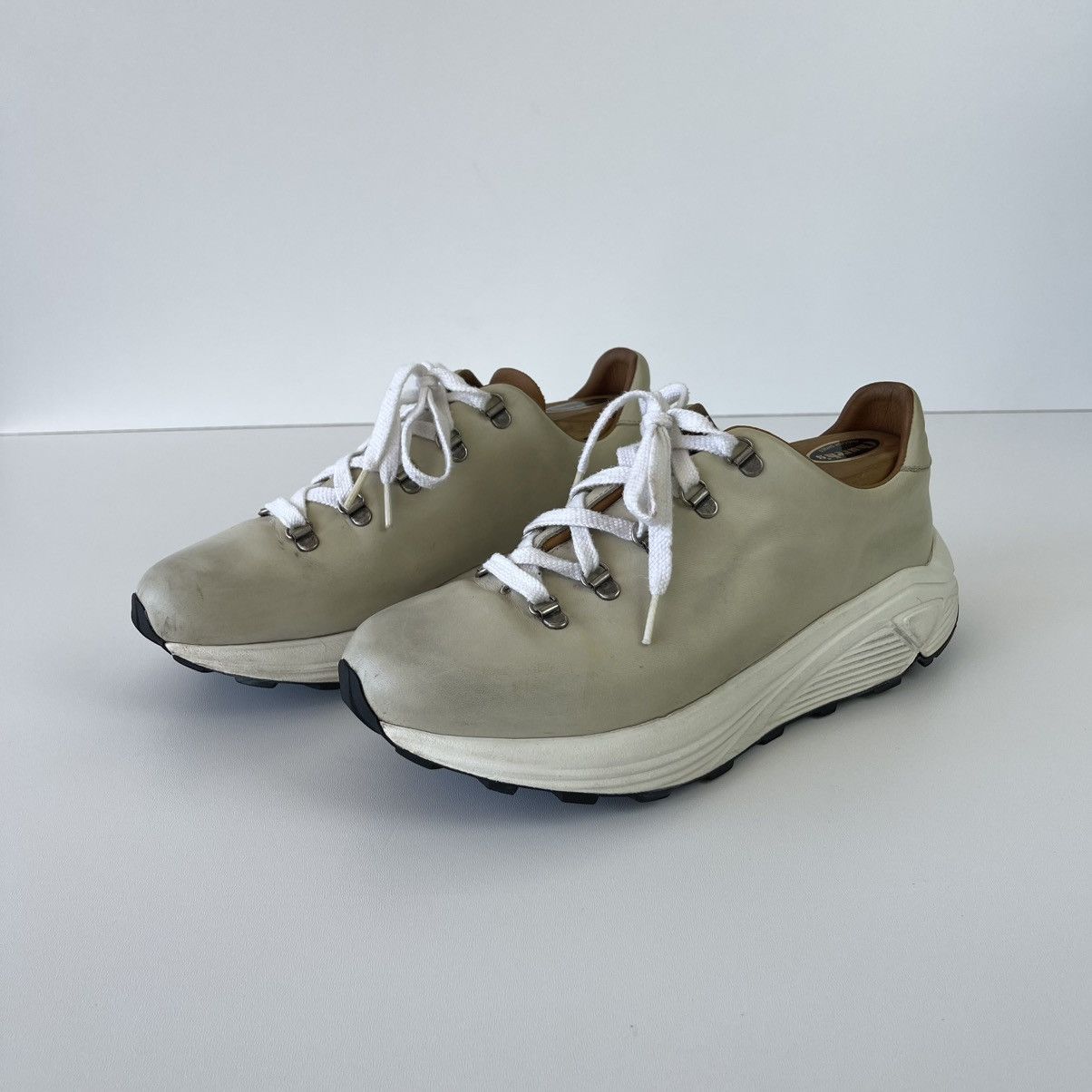 Other Luis Trenker Laether Vibram Platform Sneakers Grey/White Size US 9 / EU 42 - 1 Thumbnail