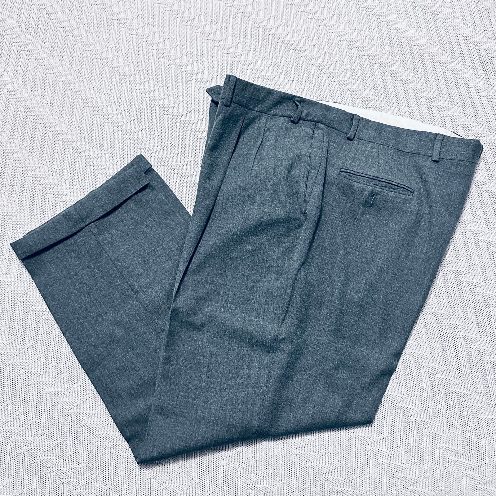 Burberry Vintage Burberrys gray dress pants Size US 40 / EU 56 - 1 Thumbnail