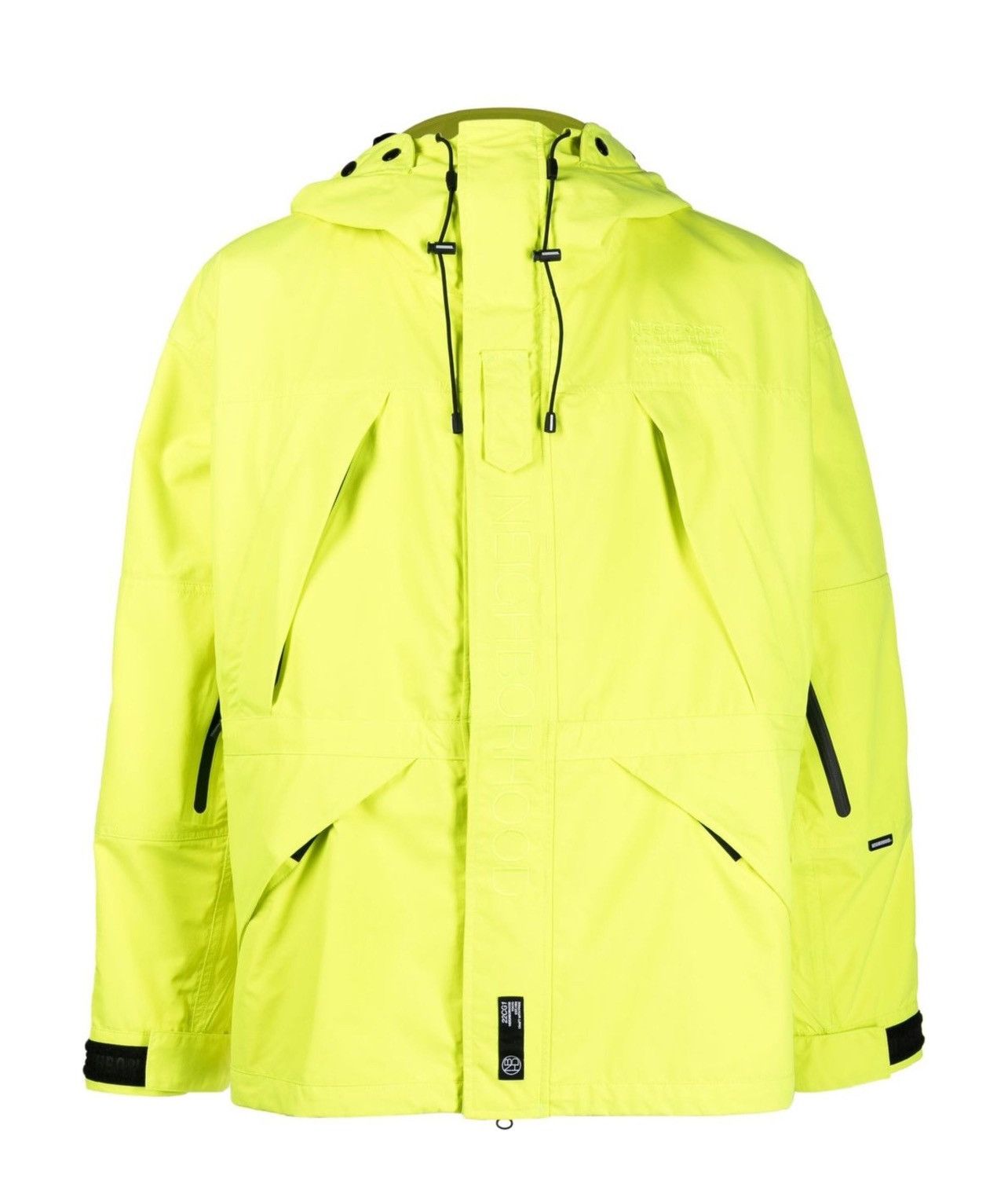 image of Neighborhood Neon Yellow Jacket 3 Layer Small, Men's