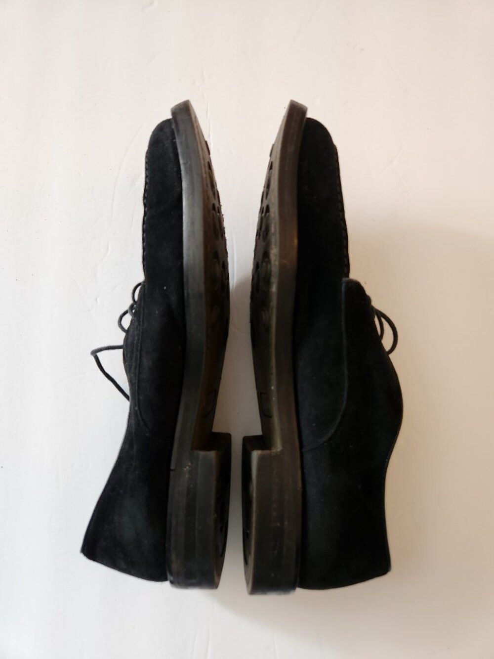Cole Haan Cole haan men's black suede dress shoes size:9 made in Italy Size US 9 / EU 42 - 9 Thumbnail