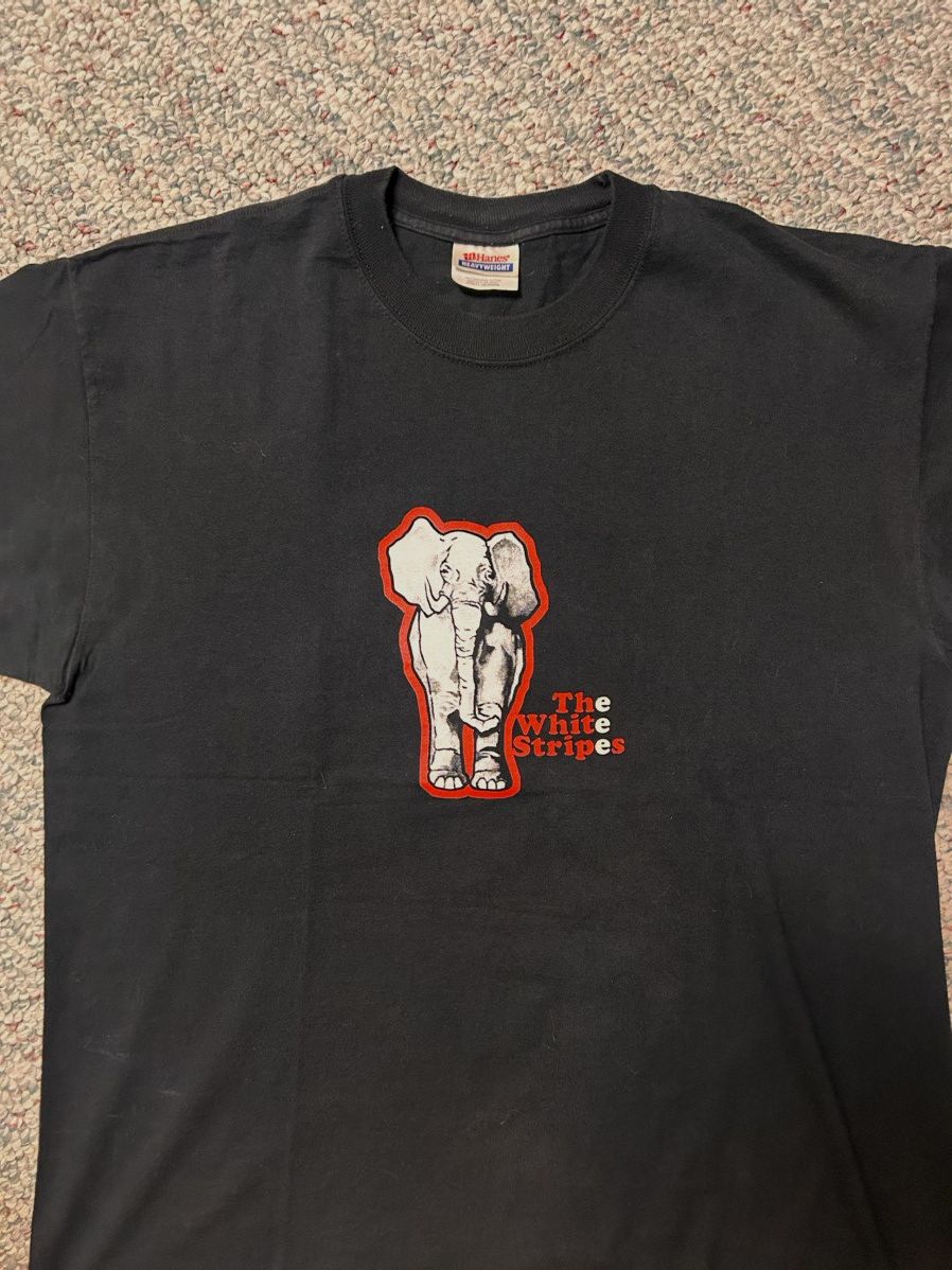 Hanes Vintage white stripes Tee Size US L / EU 52-54 / 3 - 1 Thumbnail