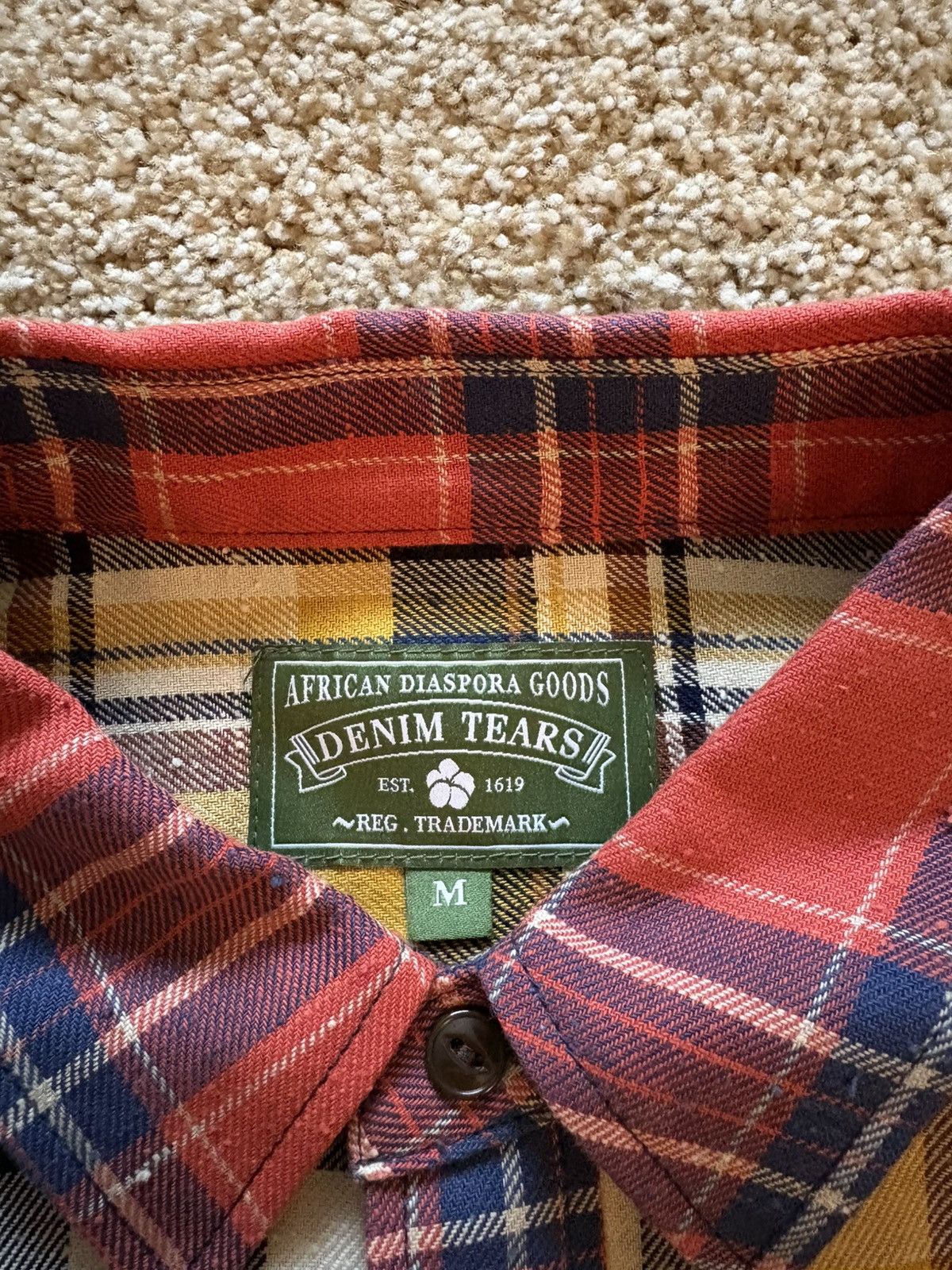 DENIM TEARS Tears Flannel Size US M / EU 48-50 / 2 - 3 Thumbnail