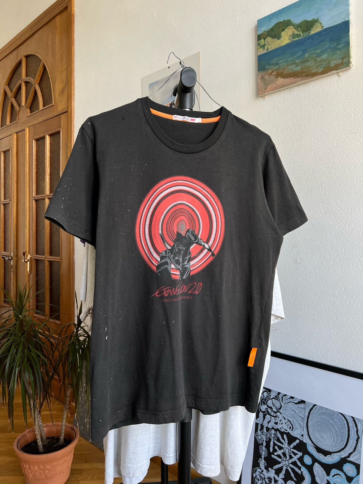 Anime × Cartoon Network × Uniqlo *Rare!! Evangelion 2.0 You Can (Not) Advance T-shirt Size US L / EU 52-54 / 3 - 3 Thumbnail
