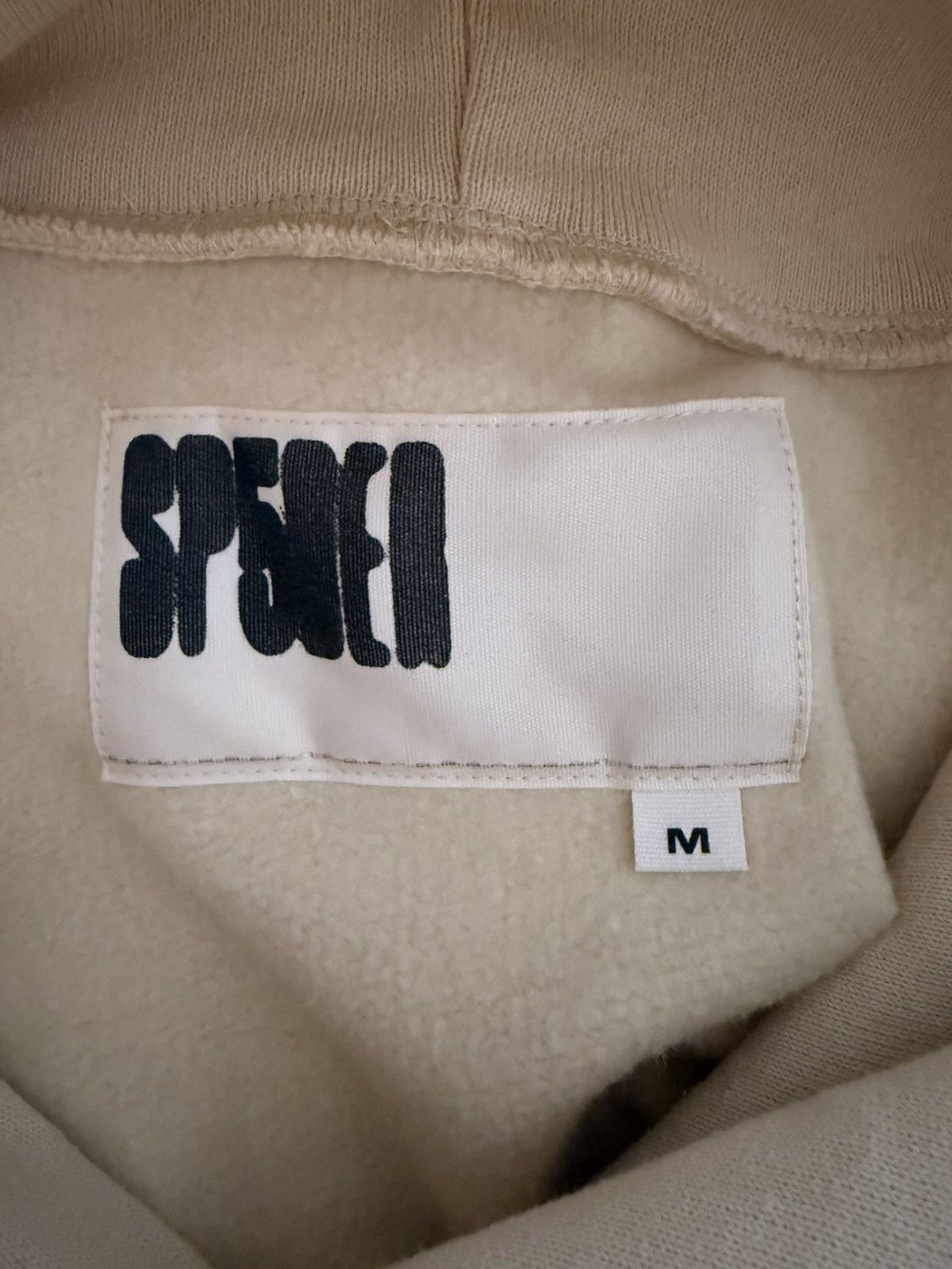 Sp5der Sp5der Creme Beluga Hoodie Size M Size US M / EU 48-50 / 2 - 4 Thumbnail