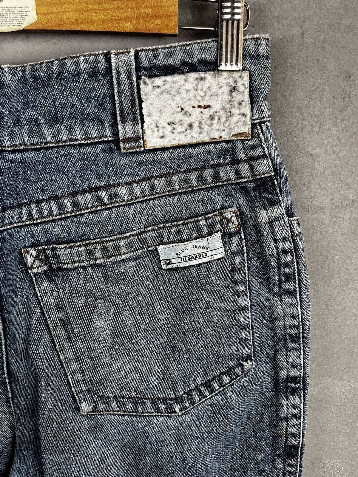 Hysteric Glamour × Jil Sander × Vintage Jil Sander distressed denim vintage 90s rare hype Size 28" / US 6 / IT 42 - 9 Thumbnail