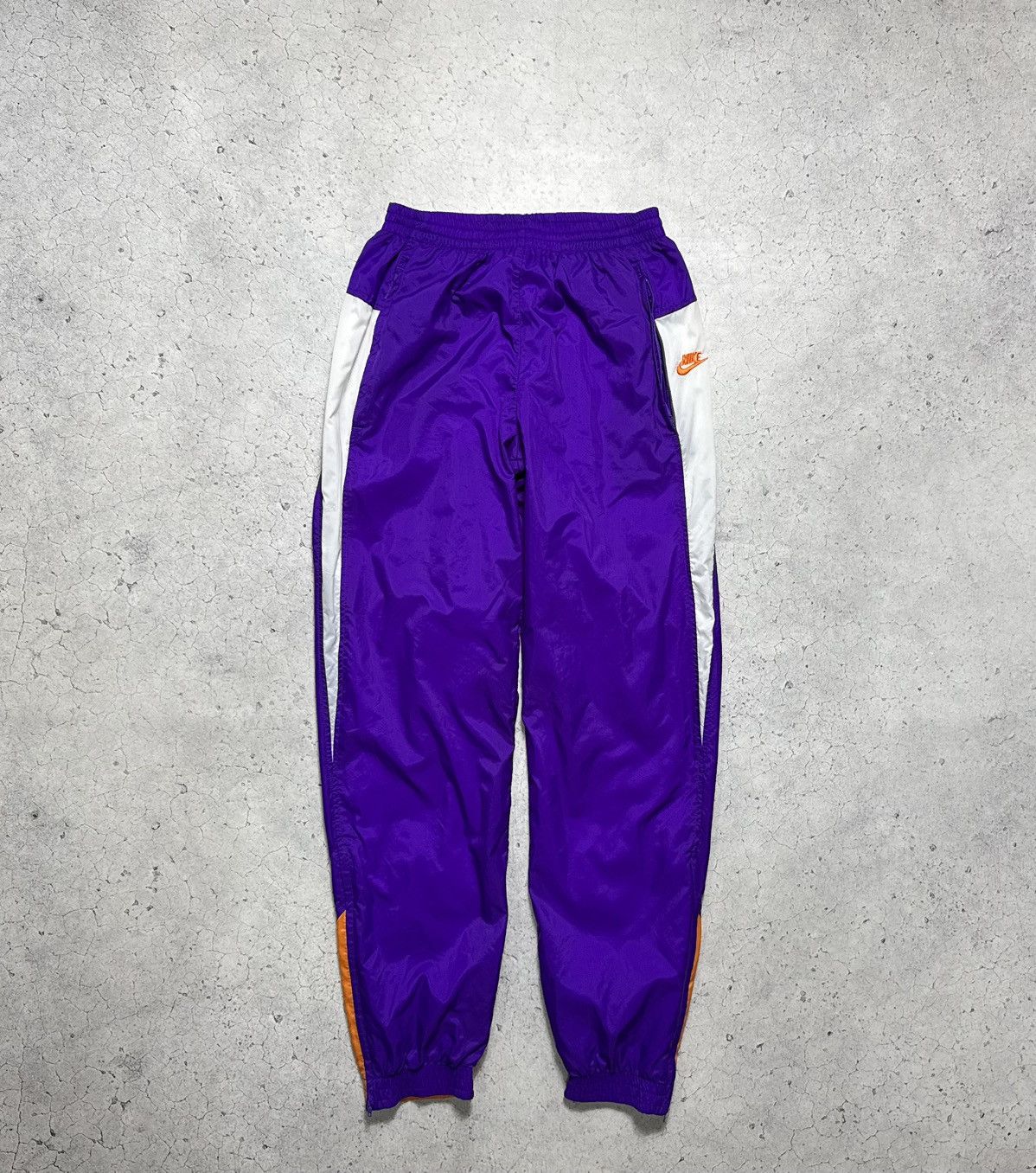 Nike Nike Vintage 80-90’s Nylon Track Suit Jacket & Pants Swoosh Size US S / EU 44-46 / 1 - 7 Thumbnail