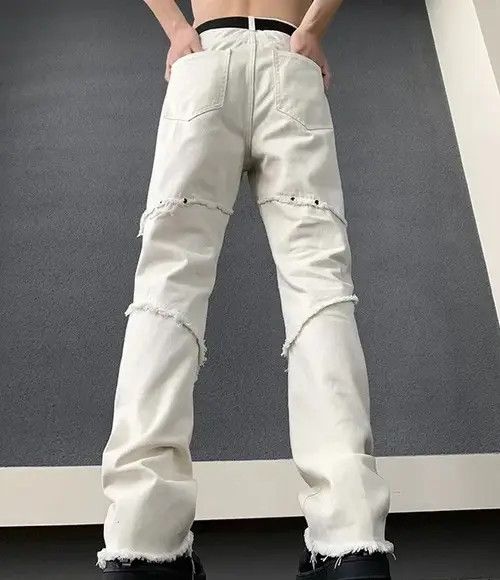 Japanese Brand Chihiro x Ayako Vibefringeslims Pant Size US 31 - 3 Thumbnail
