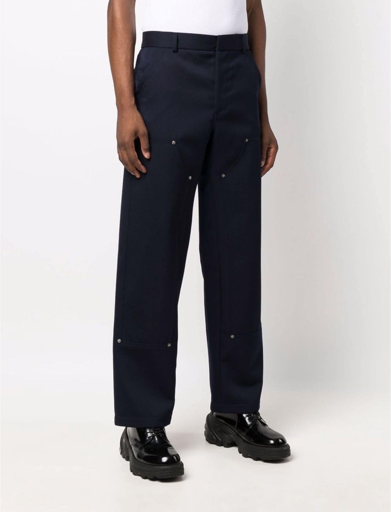 image of 424 On Fairfax 424 Workmen Multi-Pocket Straight-Leg Trouser in Black, Men's (Size 34)