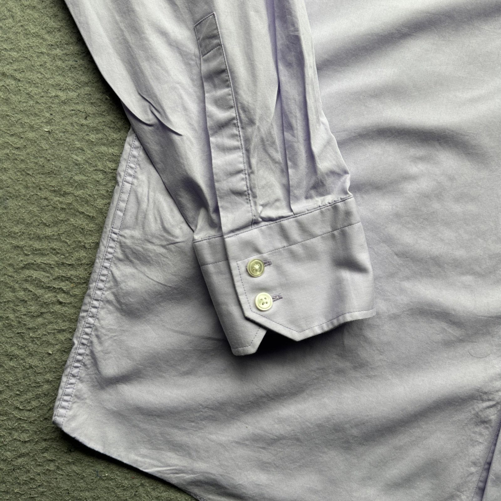 Hugo Boss Boss Hugo Boss Button Purple Dress Shirt Mens 17.5 36/37 XL Size US XL / EU 56 / 4 - 10 Thumbnail