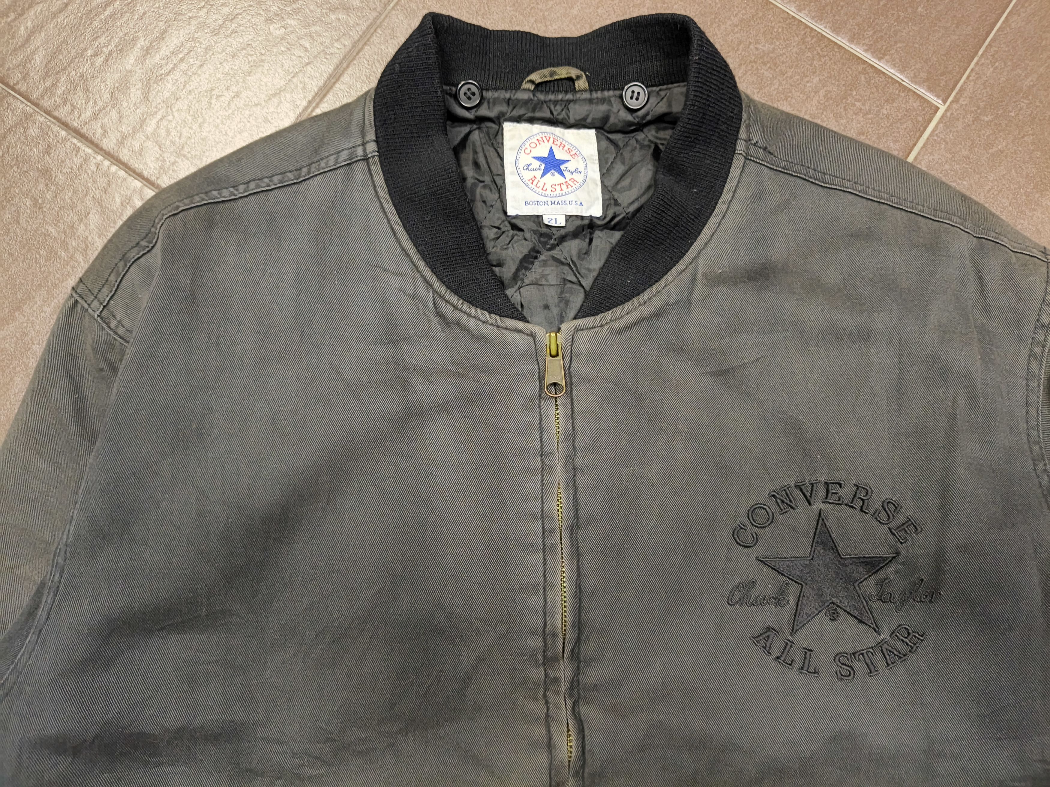 Converse Vintage Converse Boston Mass Bomber Jacket Size US XXL / EU 58 / 5 - 3 Thumbnail