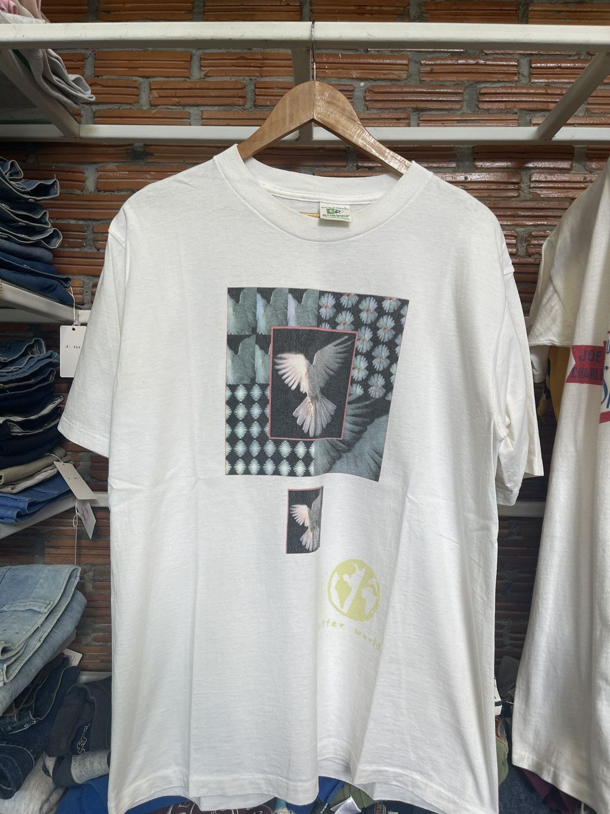 Arts & Science Vintage Art Better World Eco Step T shirt L Size US L / EU 52-54 / 3 - 1 Thumbnail
