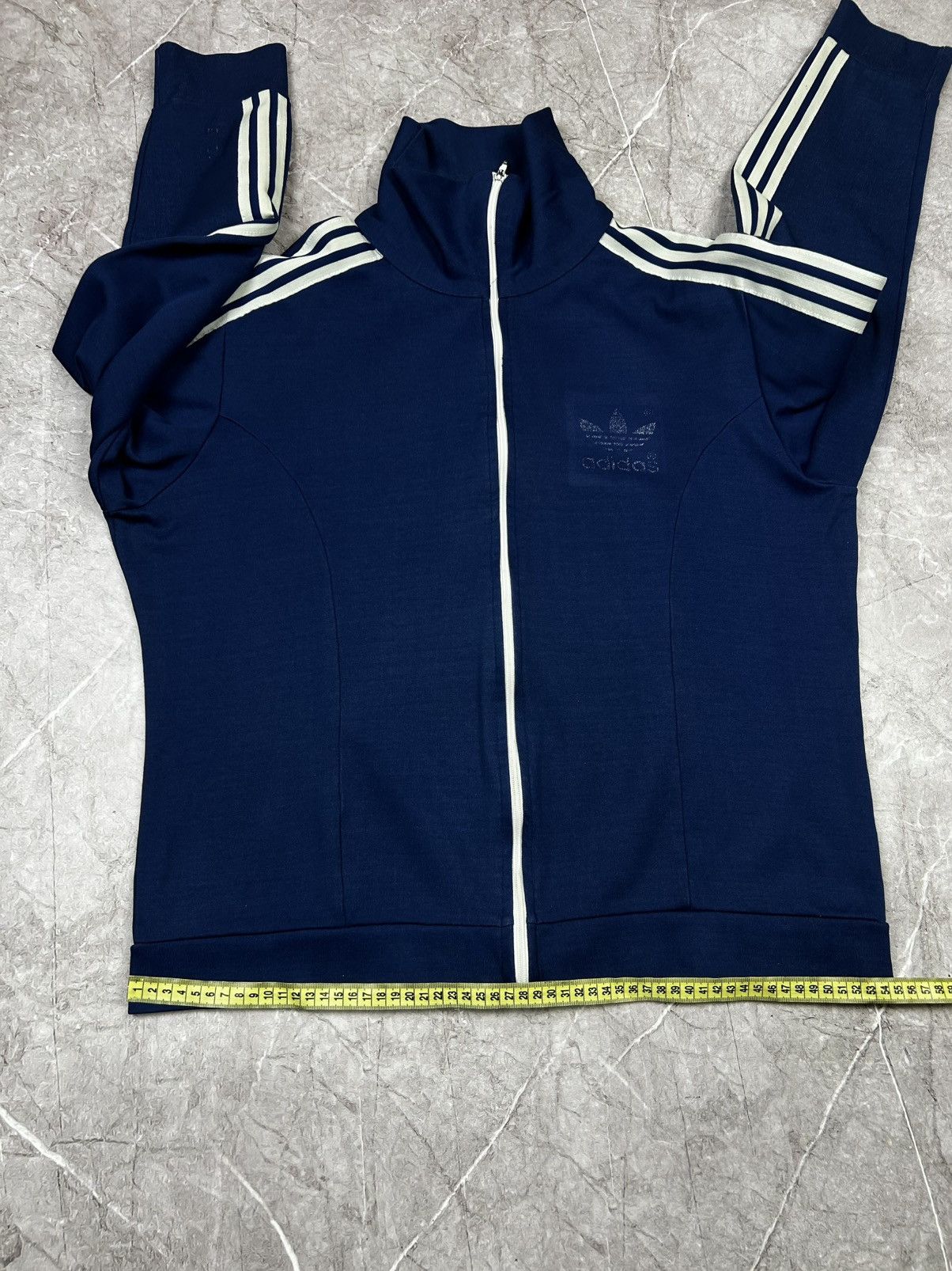 Adidas Adidas trefoil 1970s full striped zip-up track jacket Size US L / EU 52-54 / 3 - 12 Thumbnail