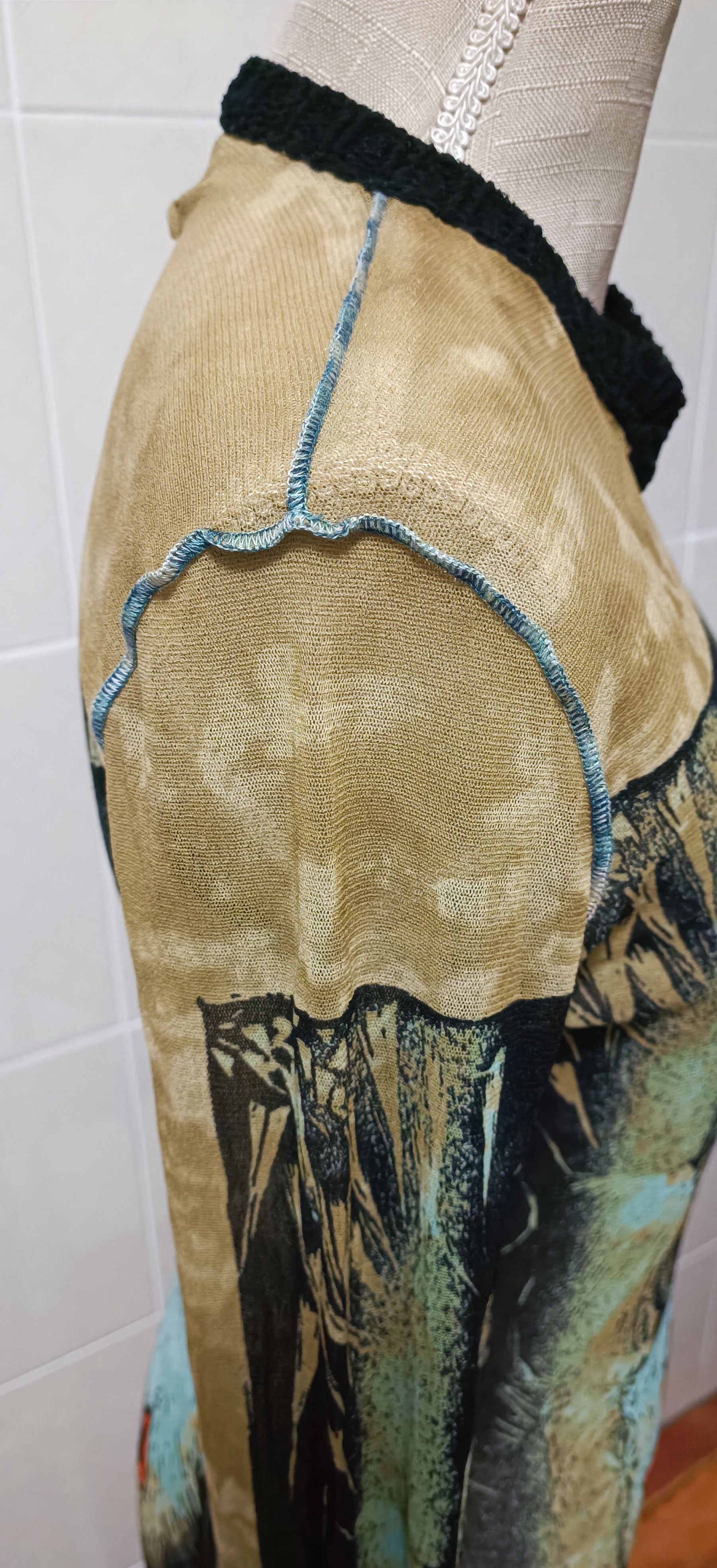 Jean Paul Gaultier 90's - archive - tribal man silhouette mesh top Size M / US 6-8 / IT 42-44 - 20 Thumbnail