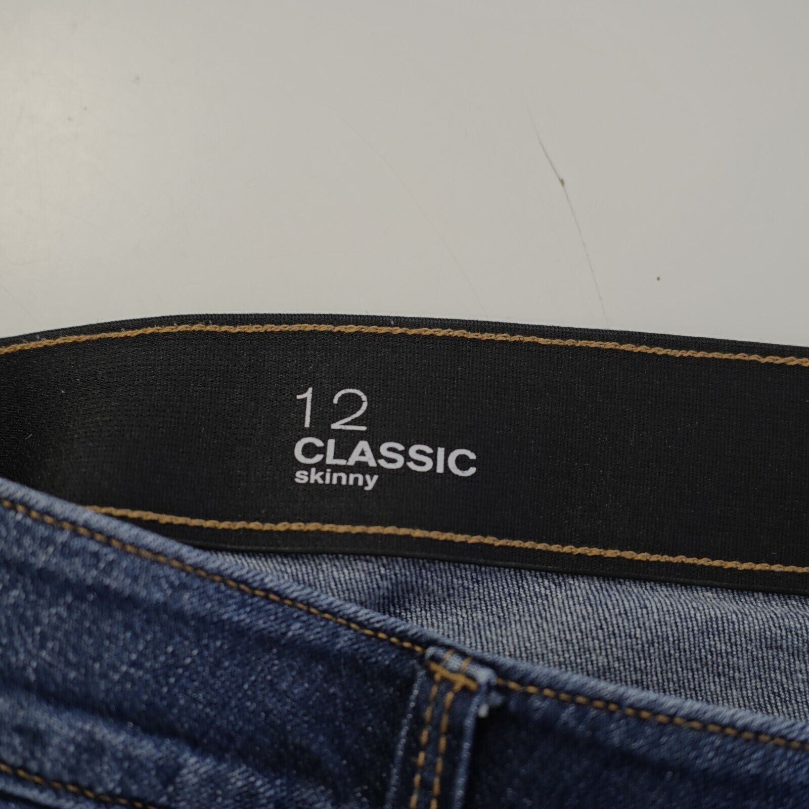Liz Claiborne Liz Claiborne Classic Skinny Elastic Skinny Denim Blue Jeans Size 34" / US 12 / IT 48 - 9 Thumbnail