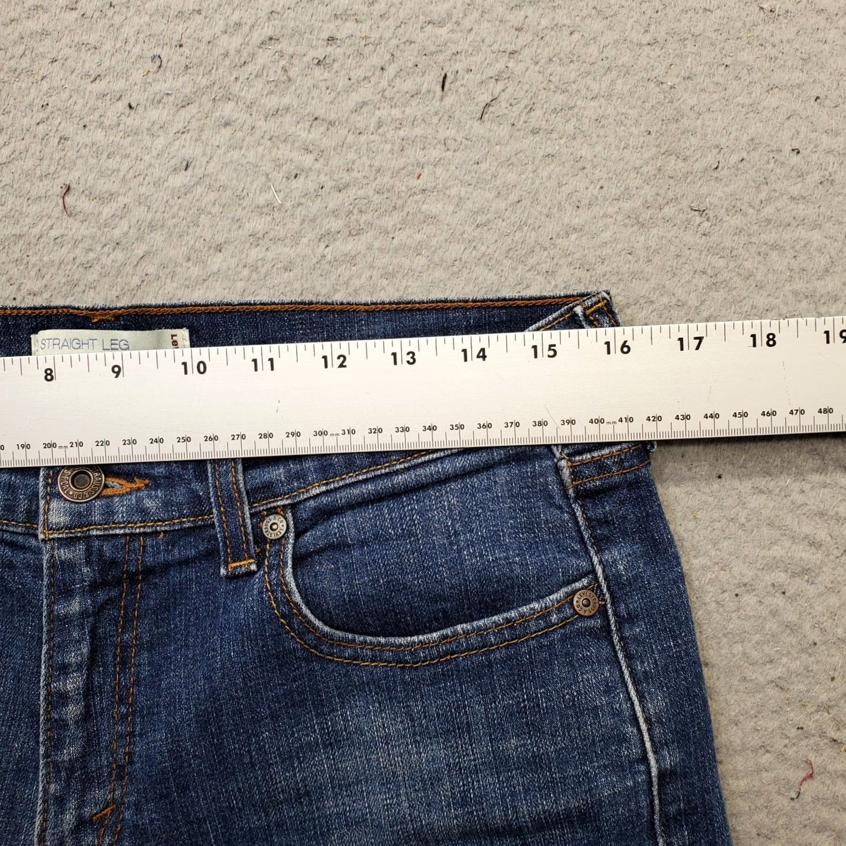 Levi's Levi's 505 Straight Leg Jeans Womens 10 Denim Blue 5-Pocket Regular Inseam 29.75" Zip Button Streetwear Size 32" / US 10 / IT 46 - 6 Thumbnail