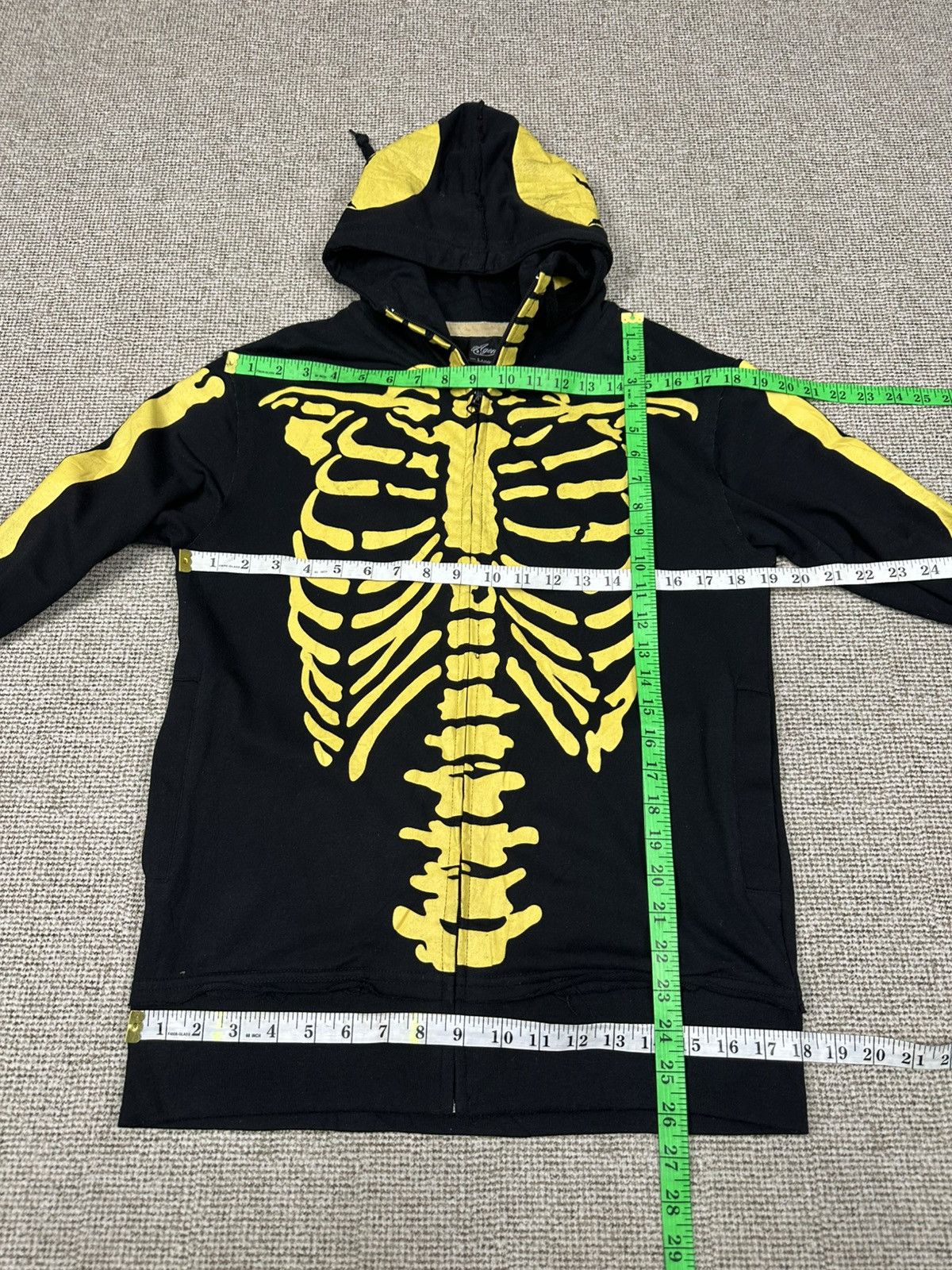 14th Addiction Full Skeleton Bone Punk Agent Kapital Style Hoodie Z313 Size US M / EU 48-50 / 2 - 7 Thumbnail