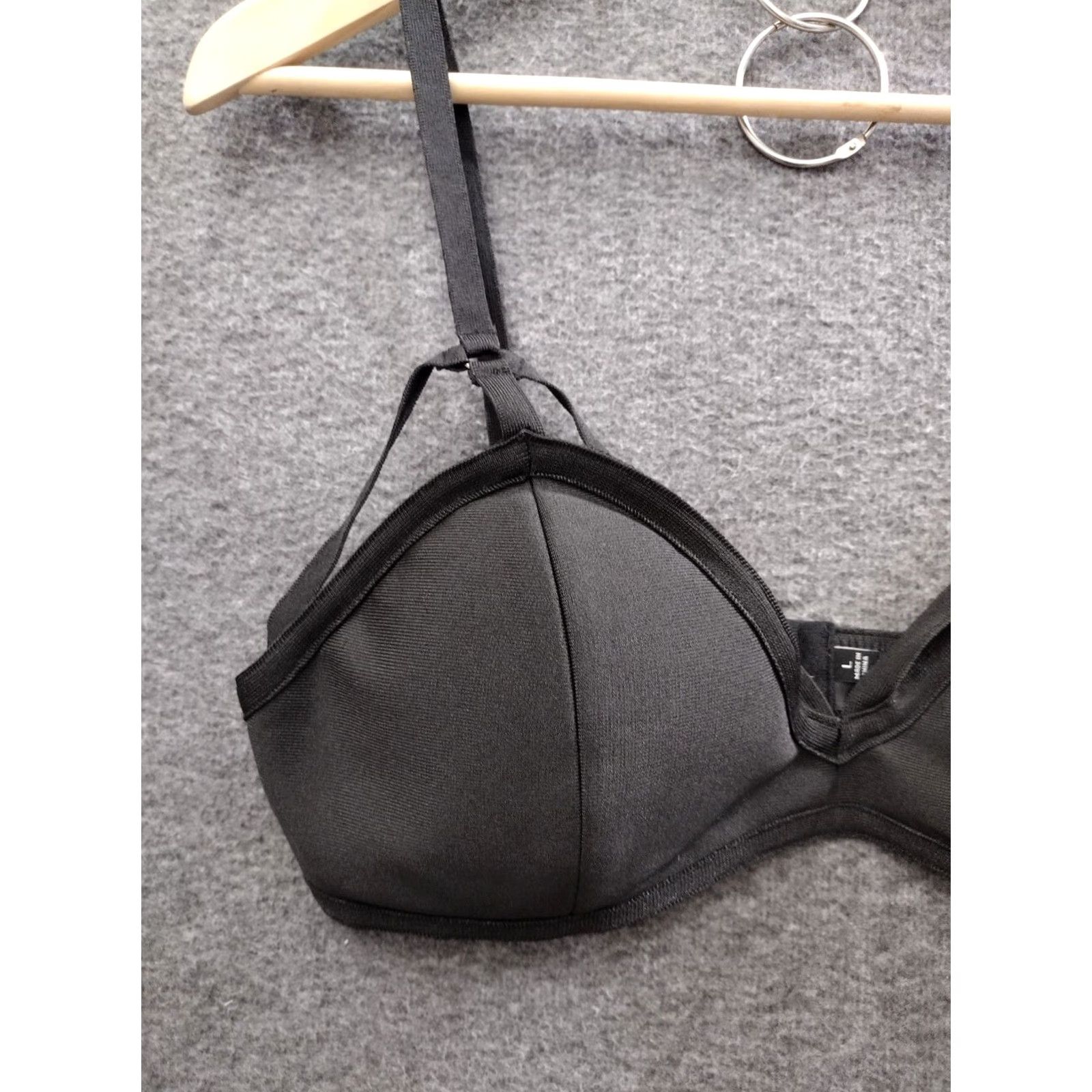 Vintage Codigo Sexy Strappy Black Women's Bra Size L Size ONE SIZE - 5 Thumbnail