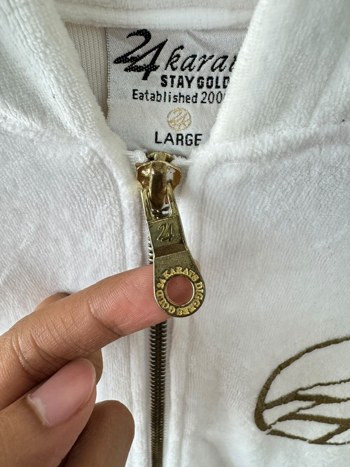 Japanese Brand 24 Karats Gold Digger Chrome Hearts Style Hoodies Size US L / EU 52-54 / 3 - 5 Thumbnail