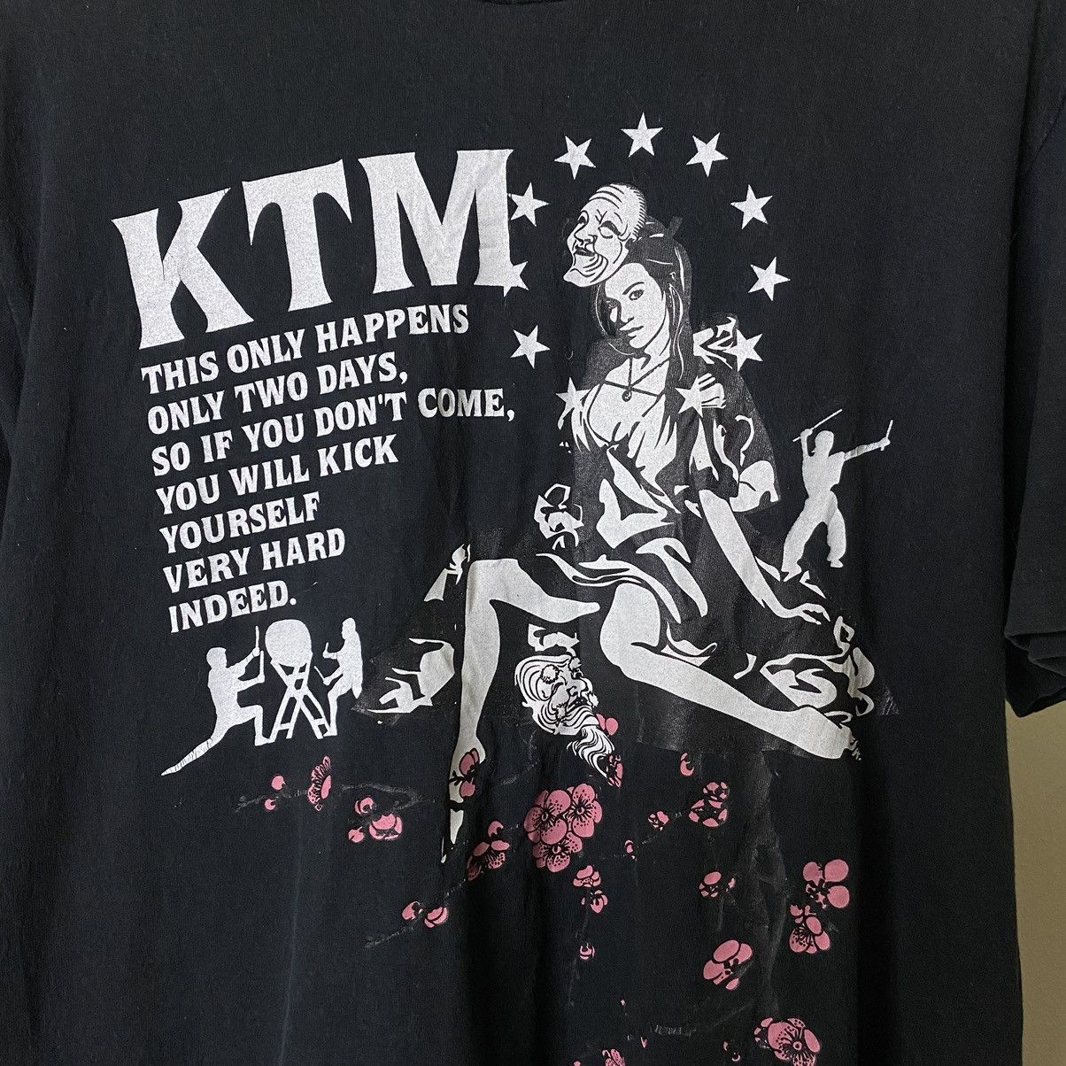 Hysteric Glamour × If Six Was Nine × Japanese Brand KTM Hysteric Glamour Hysterics Style Sexy Graphic T Shirt Size US L / EU 52-54 / 3 - 2 Thumbnail