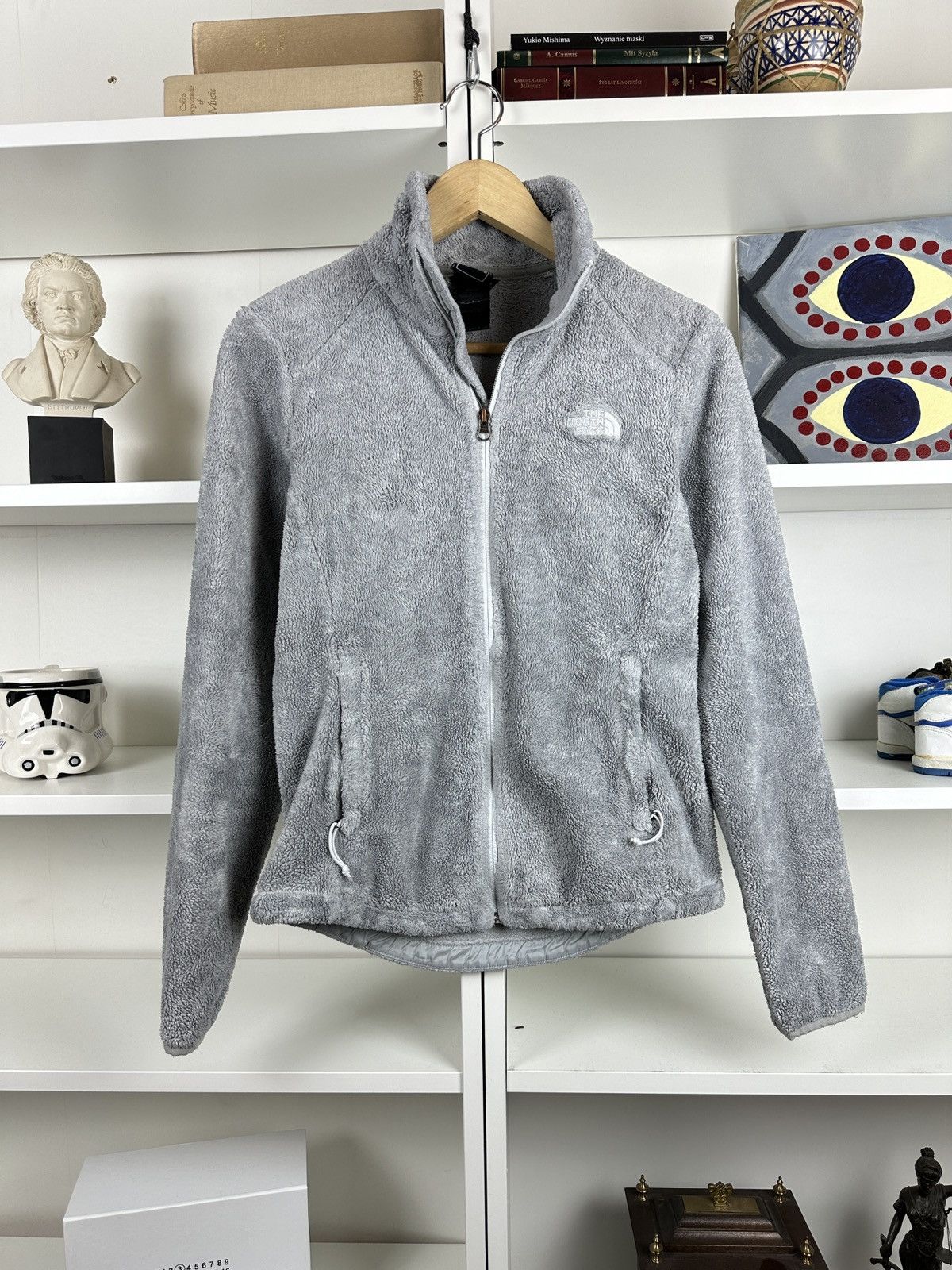 The North Face The North Face super soft grey fleece jacket zip Size S / US 4 / IT 40 - 1 Thumbnail