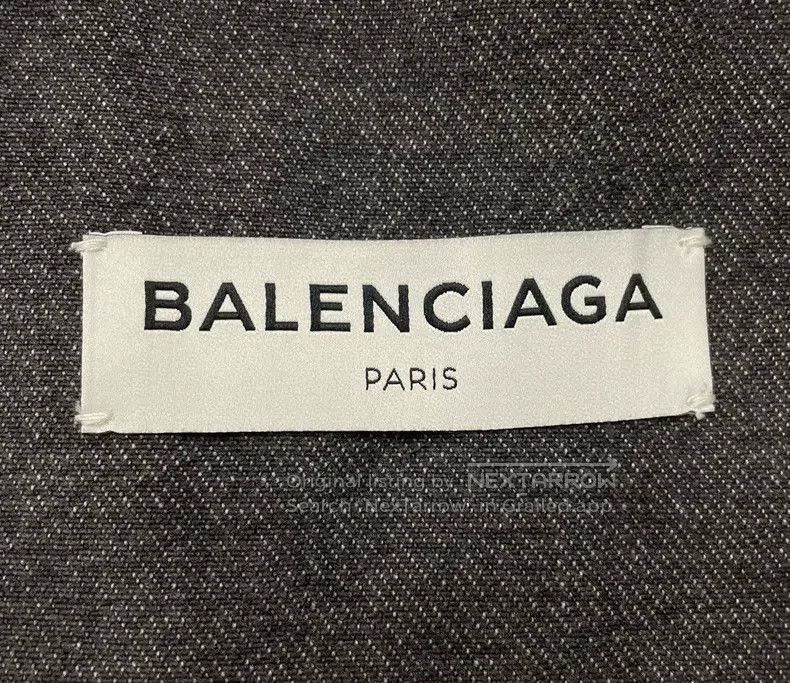 Balenciaga Balenciaga Back Logo Denim Jacket, Size 36 Size XS / US 0-2 / IT 36-38 - 5 Thumbnail